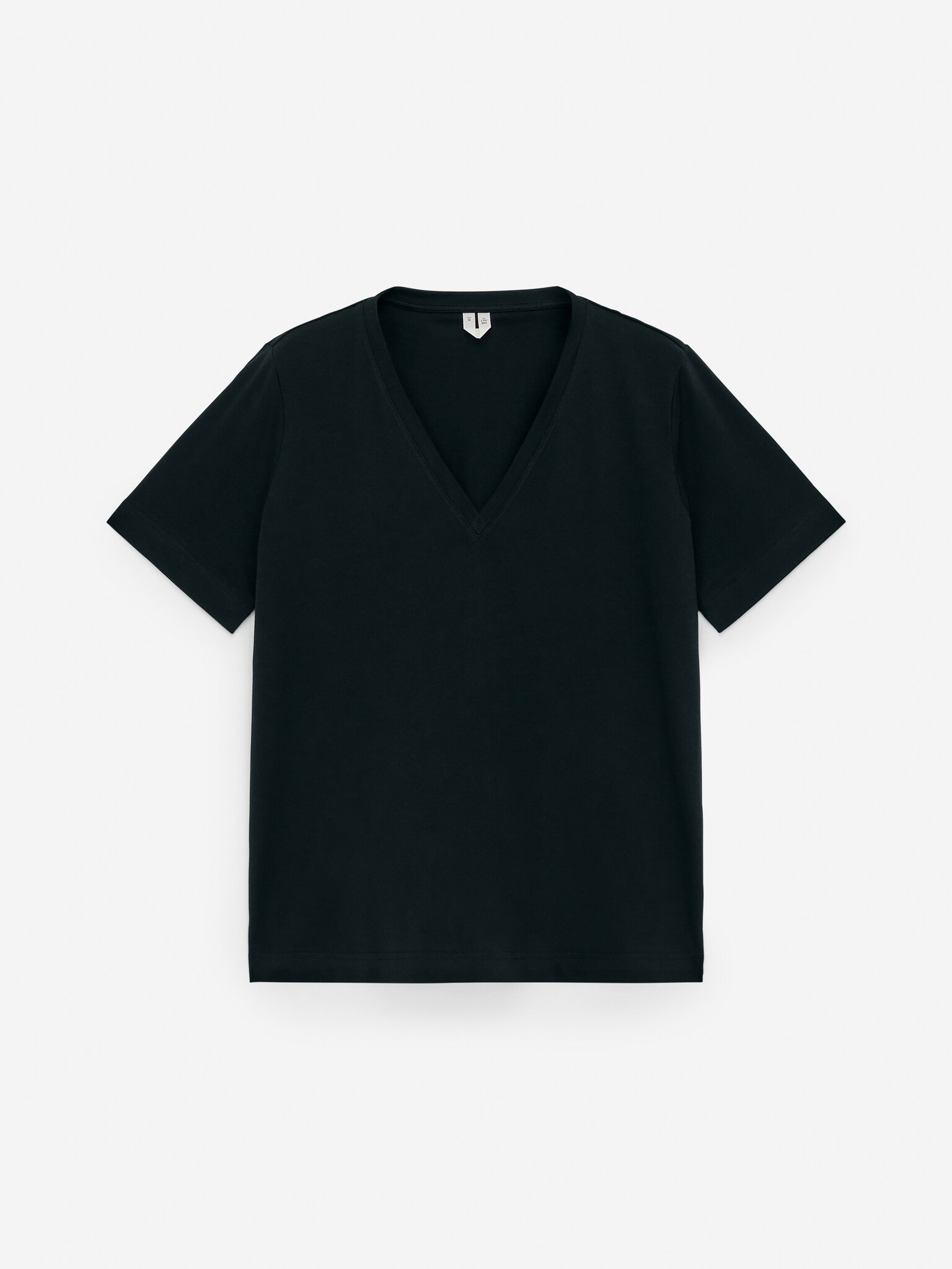 T-shirt με V λαιμόκοψη - Σκούρο Μπλε/Λευκό/Γκρι Μελανζέ