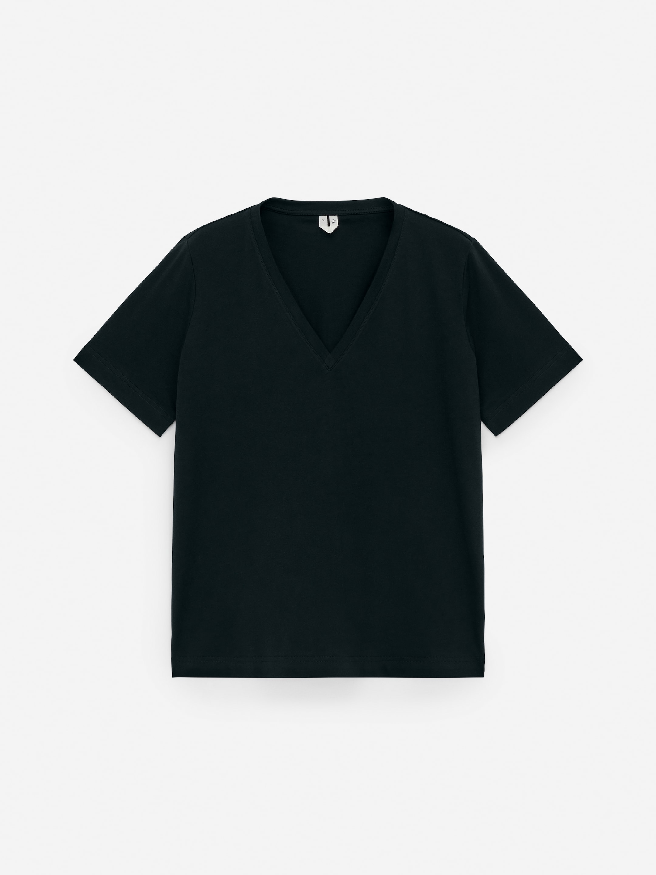 Grotere afbeelding bekijken: V-Neck T-Shirt - Dark Blue - DAMES | H&M BE 1