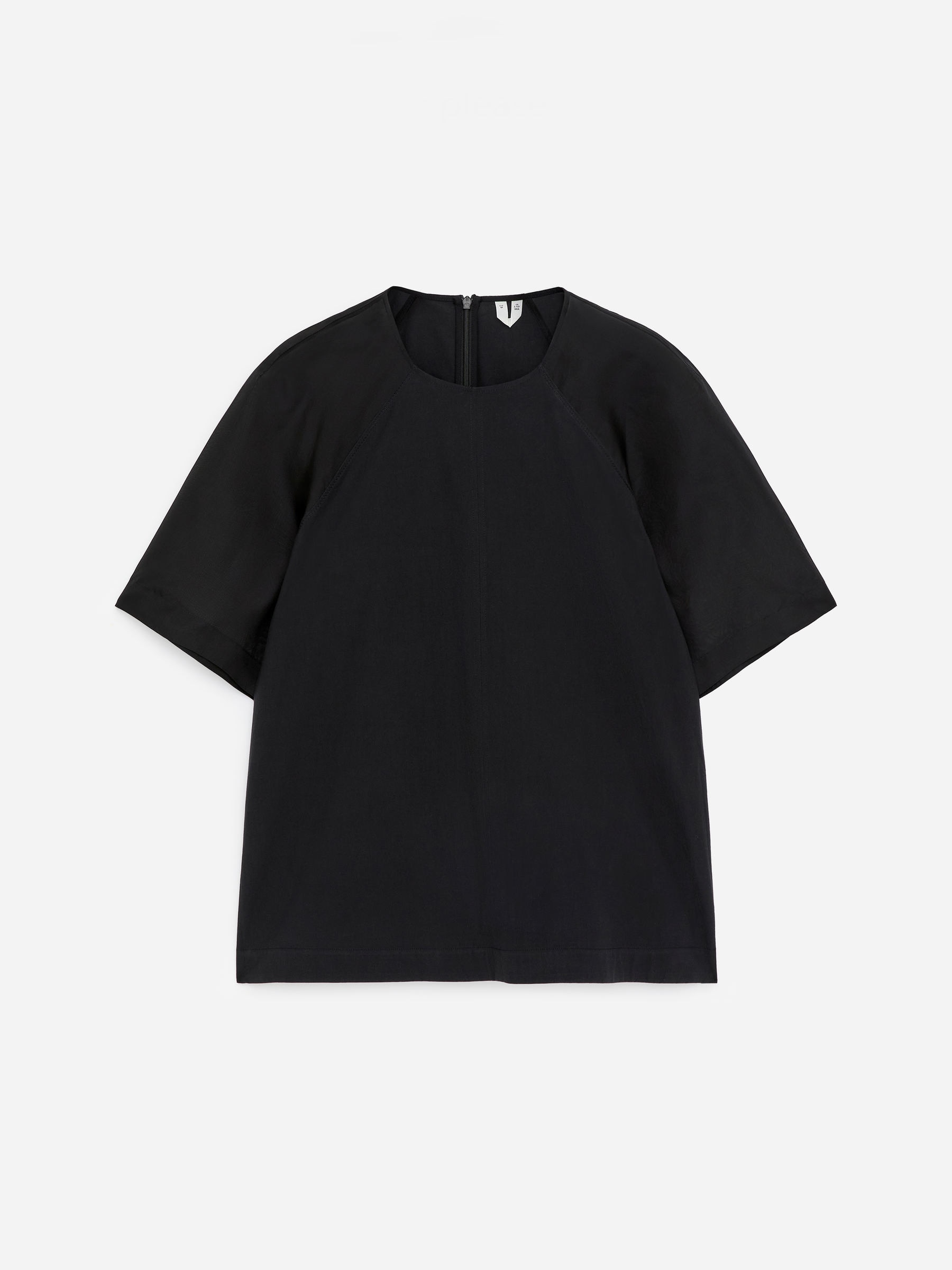 Cotton-Silk Top - Black - Relaxed fit - Women - StillMedia/DescriptiveStillLife - 1