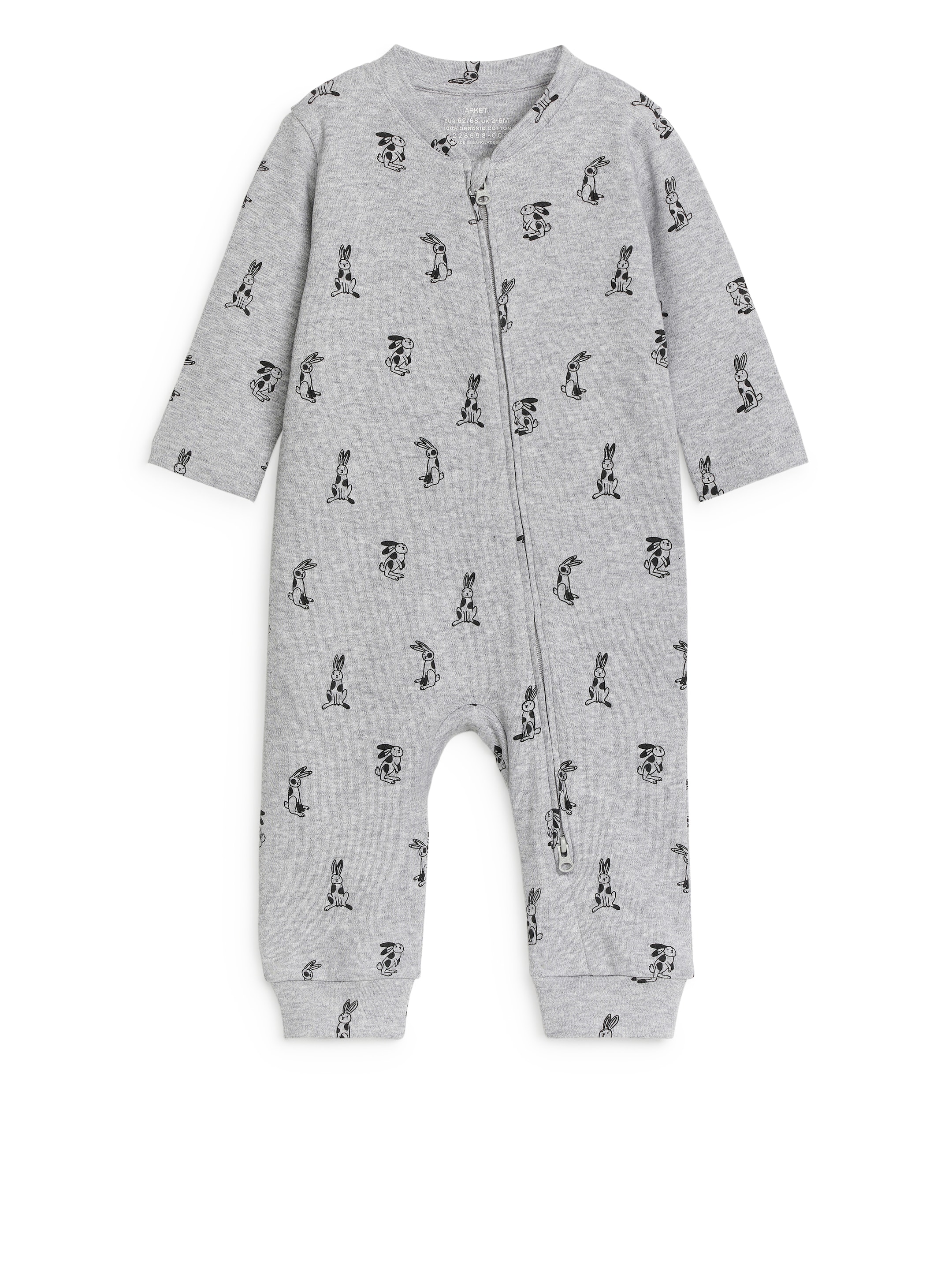 Schlafstrampler - Grau/Hase - Regular Fit - Kinder - StillMedia/DescriptiveStillLife - 2