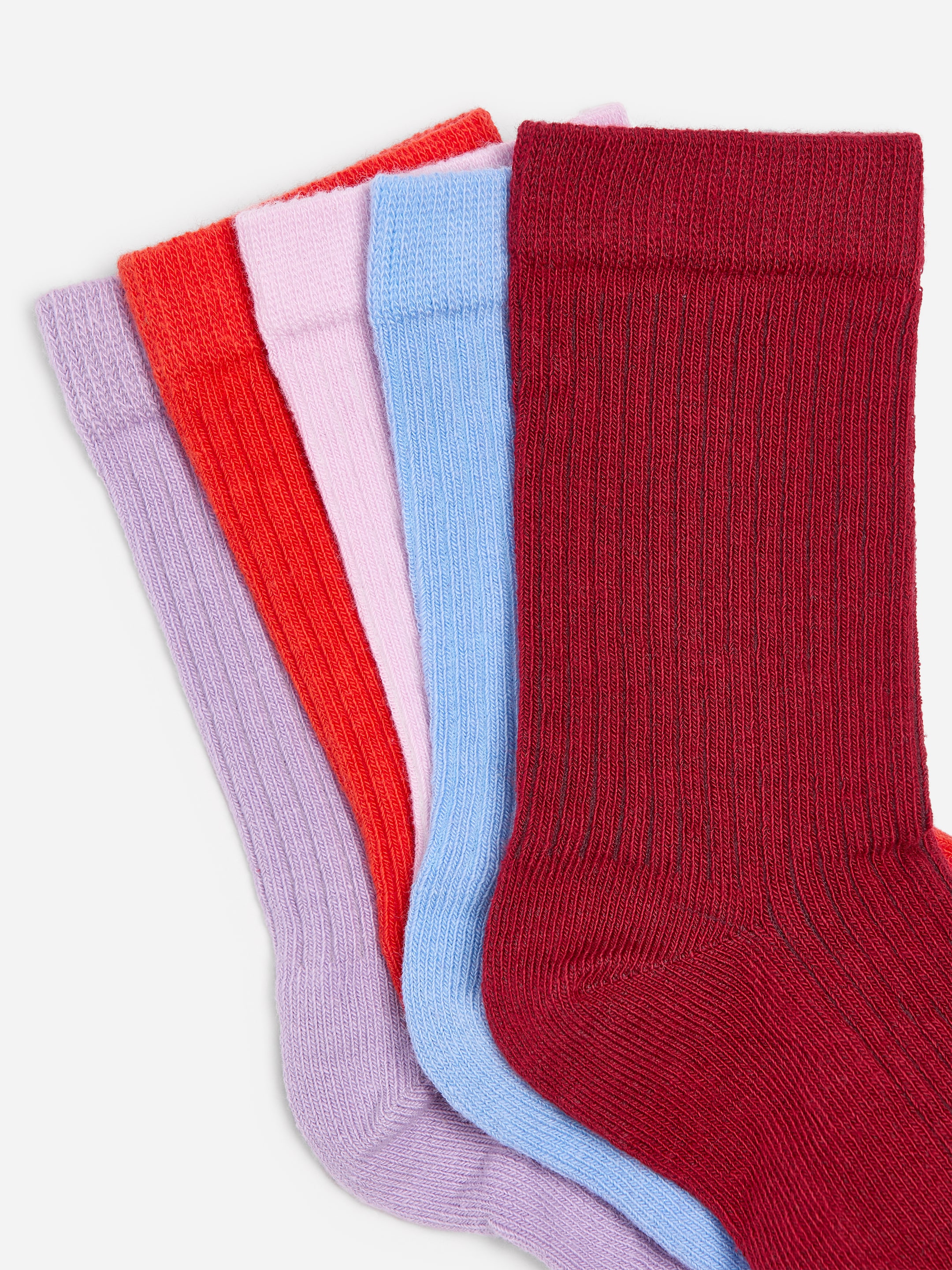 Chaussettes en maille côtelée, 5 paires - Multicolore - Enfant - StillMedia/DescriptiveDetail - 2