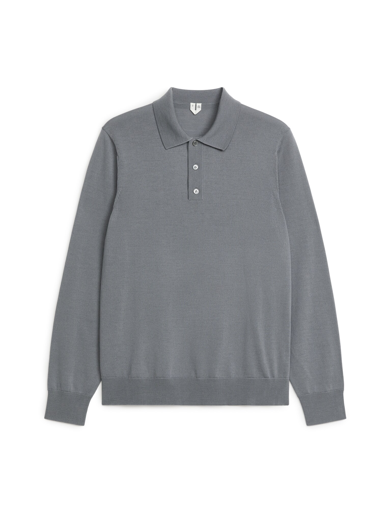 Merino polo svetr - Grey/Dark Brown/Tmavě zelená/Tmavě modrá/Black/Grey Melange/Světle hnědá