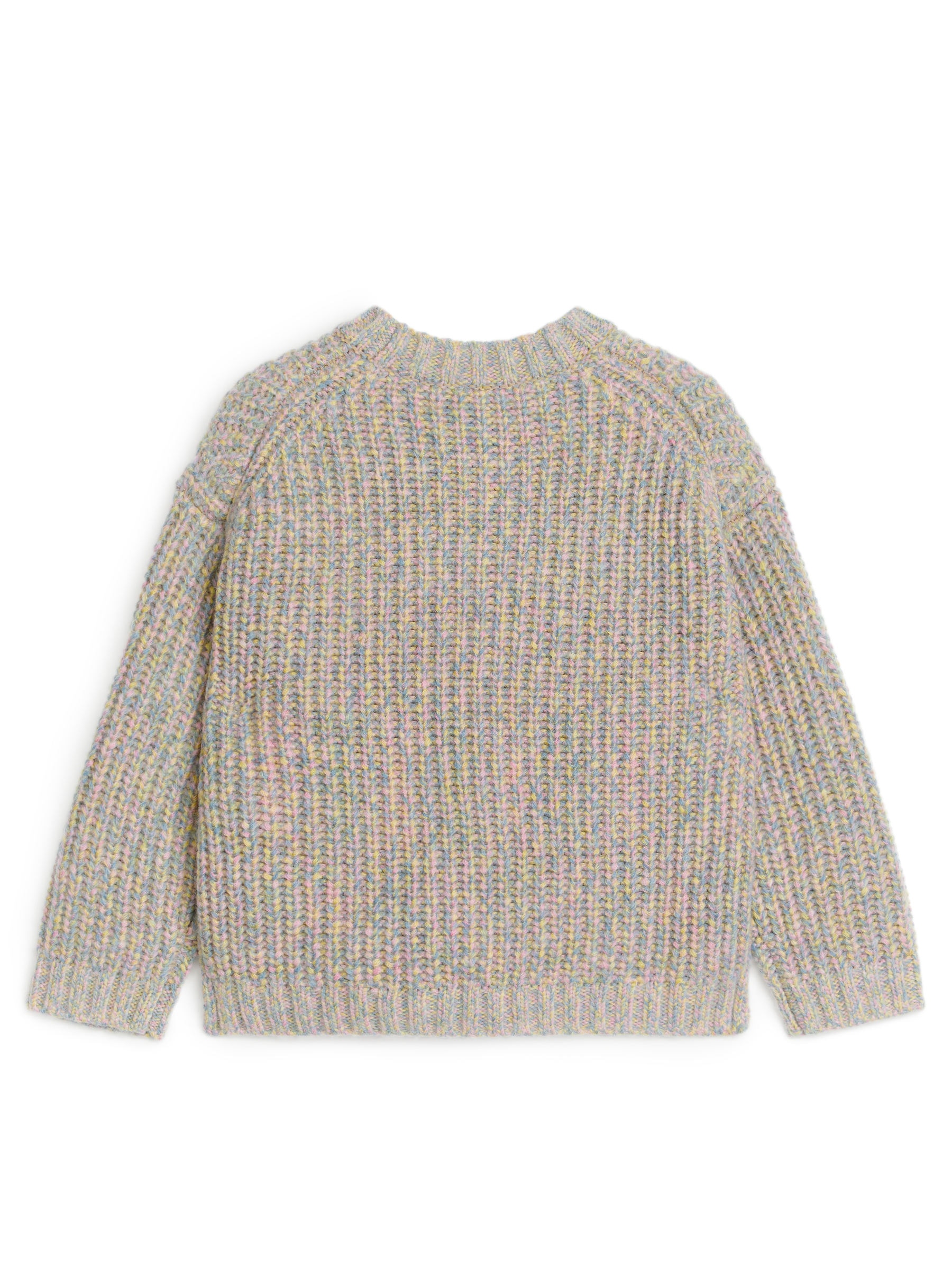 Wollpullover mit Space-Dye-Färbung - Zartrosa/Mehrfarbig - Relaxed Fit - Kinder - StillMedia/DescriptiveStillLife - 1