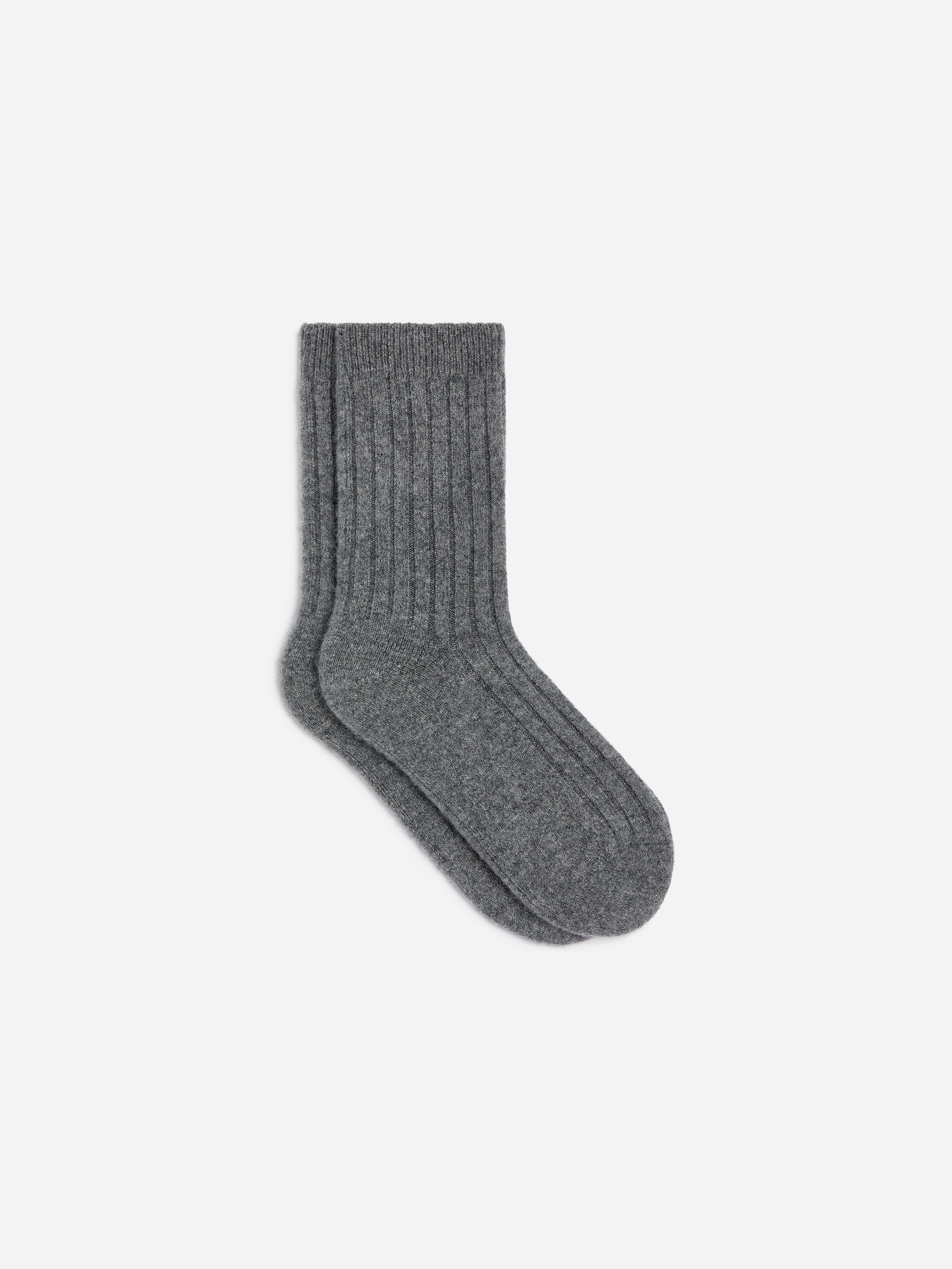 Calzini in misto cashmere-Grey-20924