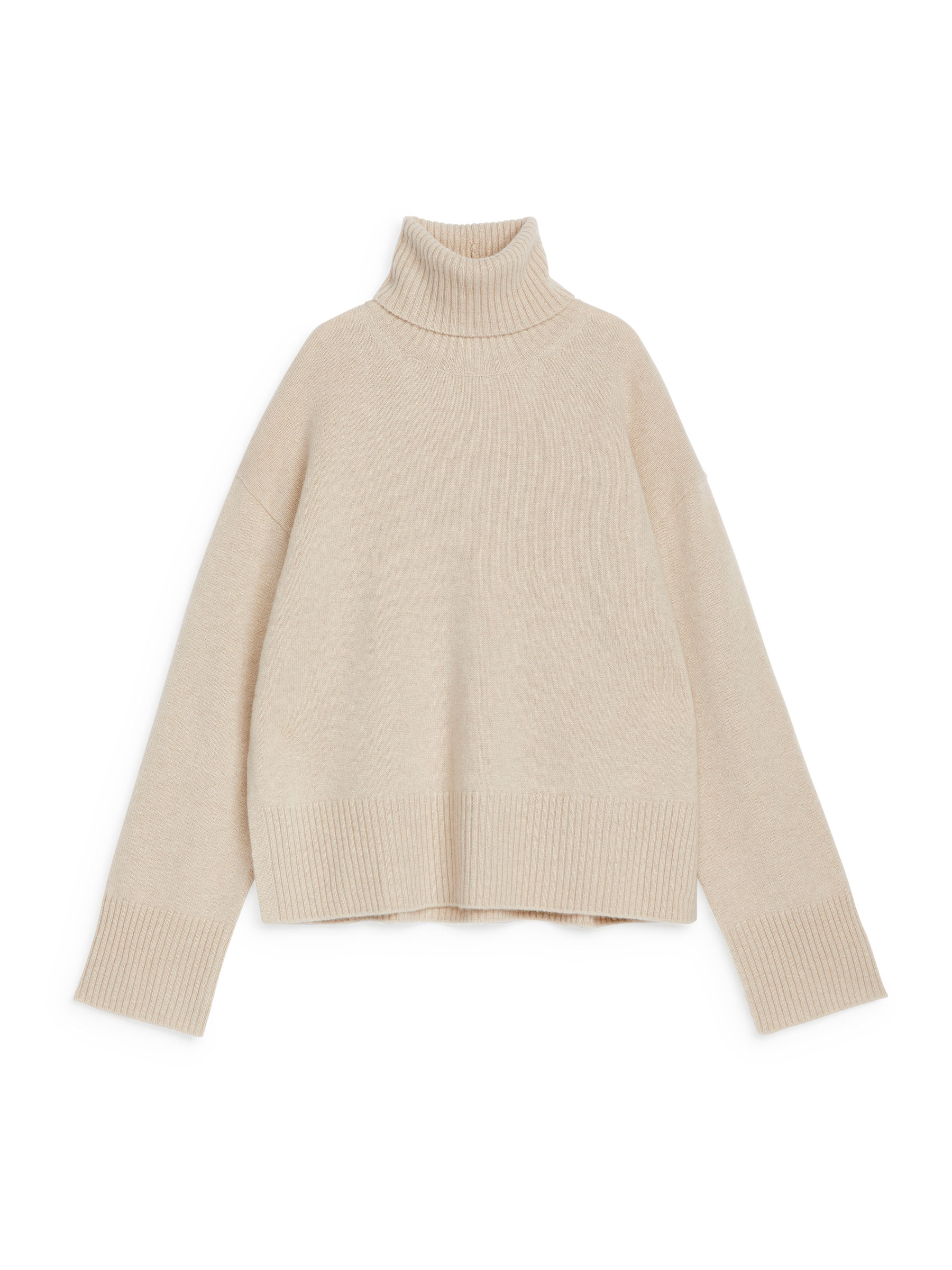 Kaschmir Pullover Beige Rollkragen Pullover Rollkragenpullover Aus