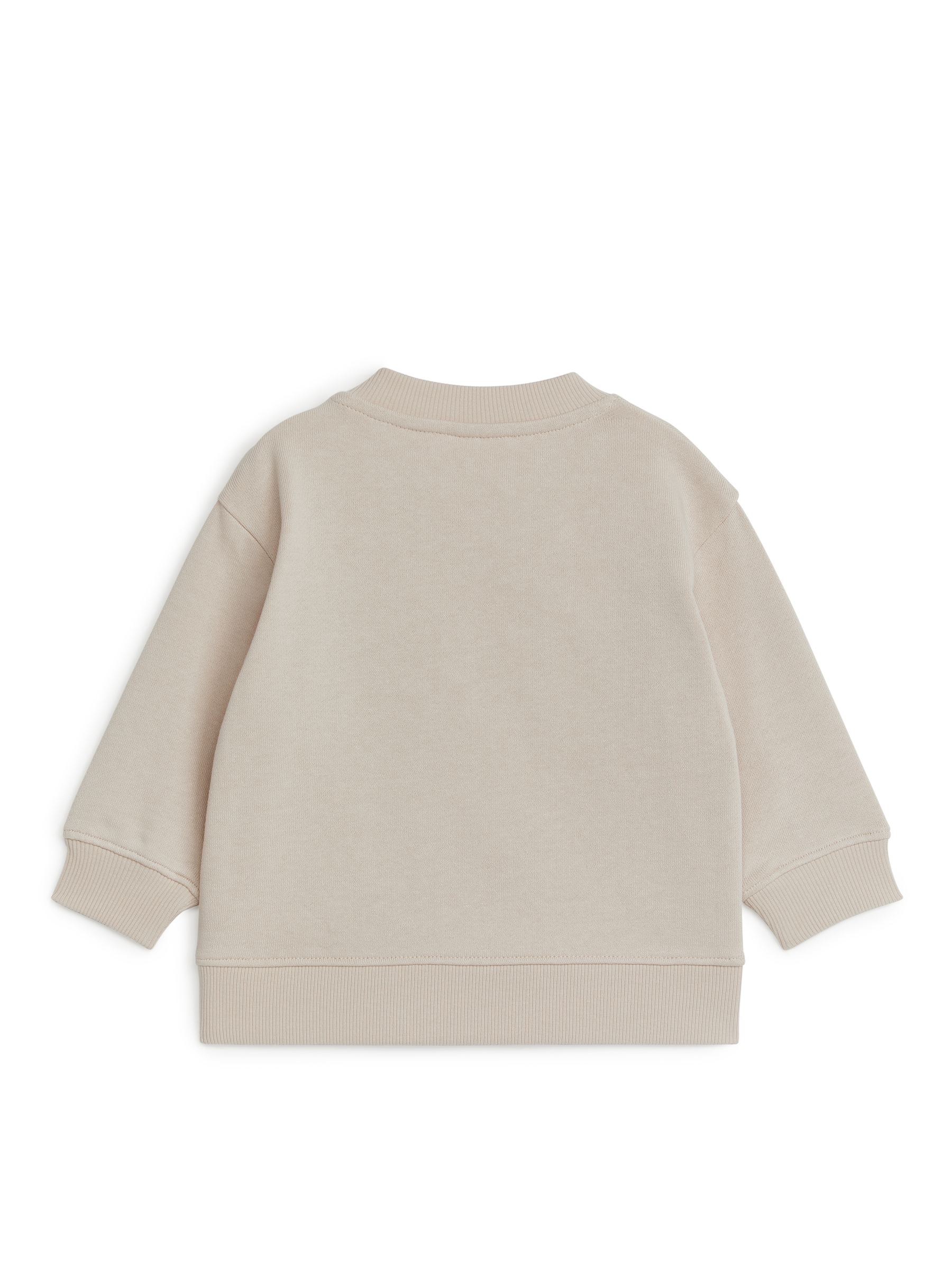 Sweatshirt aus Baumwolle - Beige/Schwarz - Loose Fit - Kinder - StillMedia/DescriptiveStillLife - 1