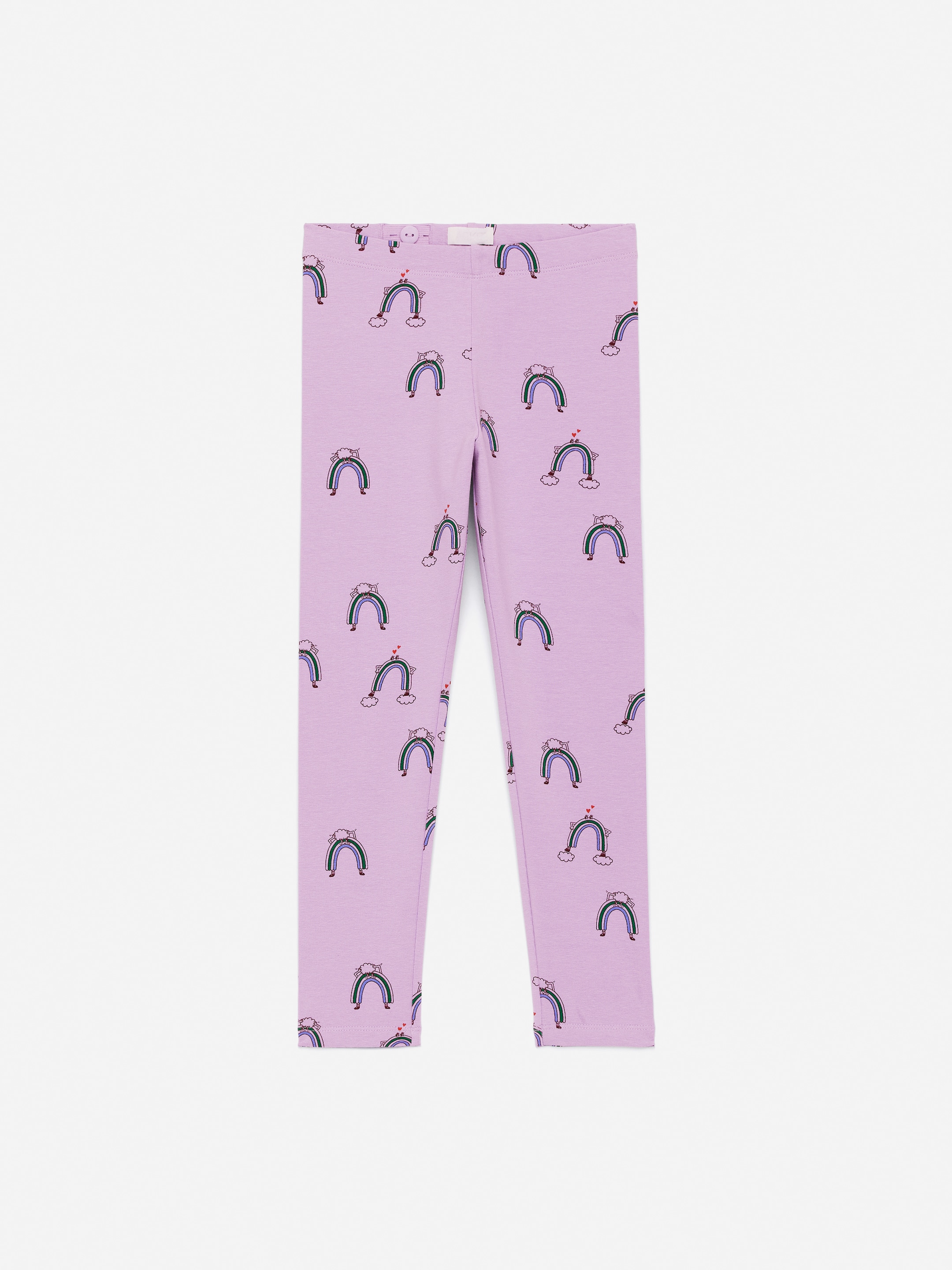 Zobacz większy obraz: Printed Jersey Leggings - Liliowy/Tęczowy - Dziecko | H&M PL 1