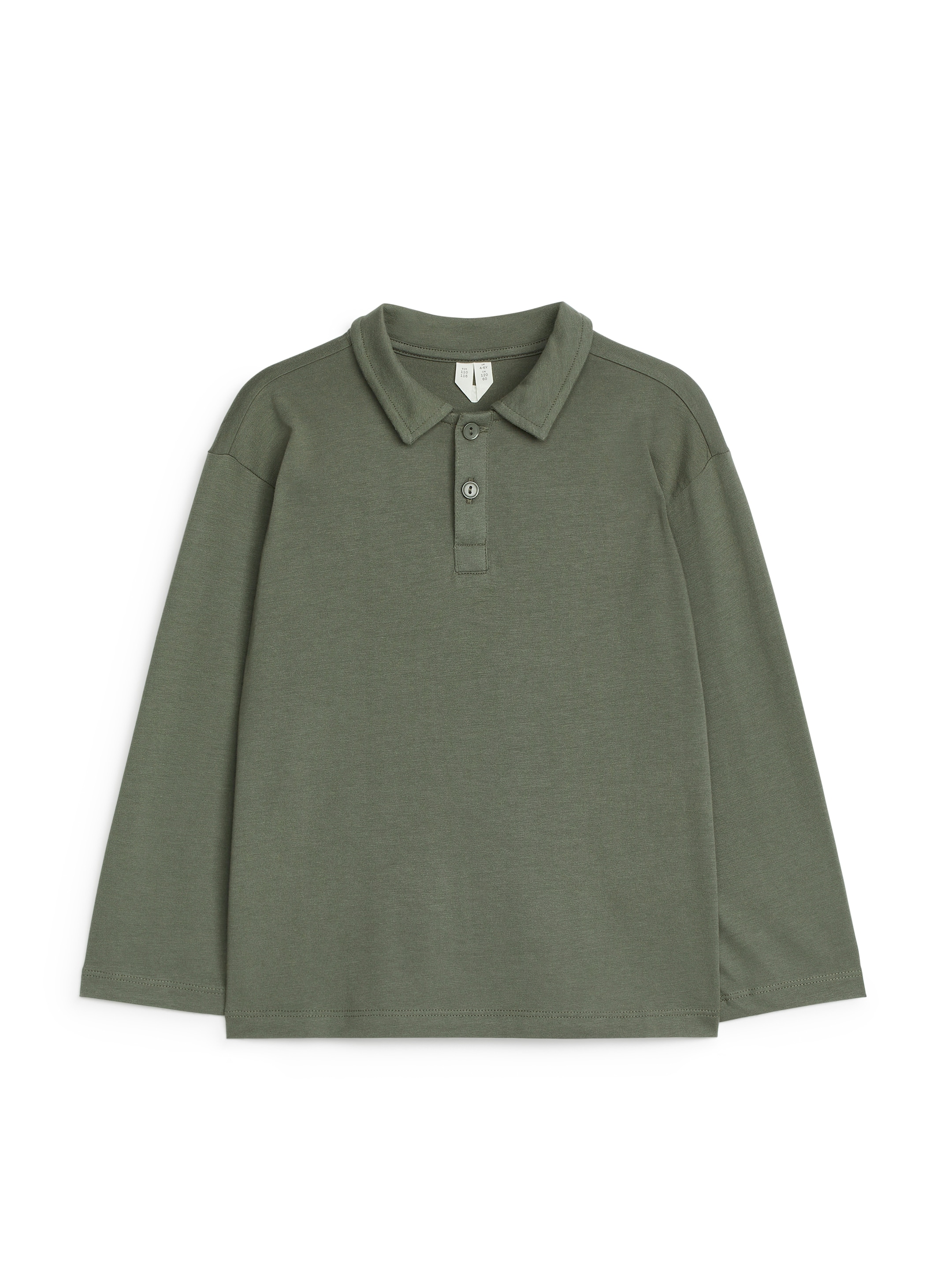 Größeres Bild ansehen: Langärmliges Poloshirt - Khaki - Kids | H&M DE 1
