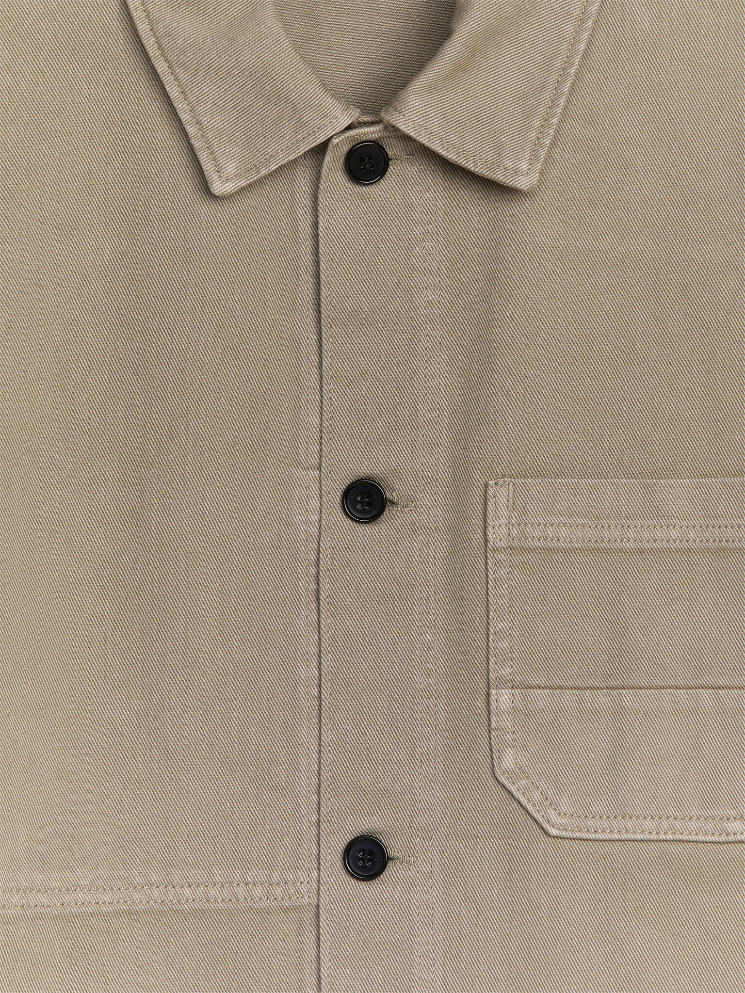Surchemise en twill surteint - Taupe/Marron foncé/Bleu Klein/Bleu foncé/Marron/Bleu - 2