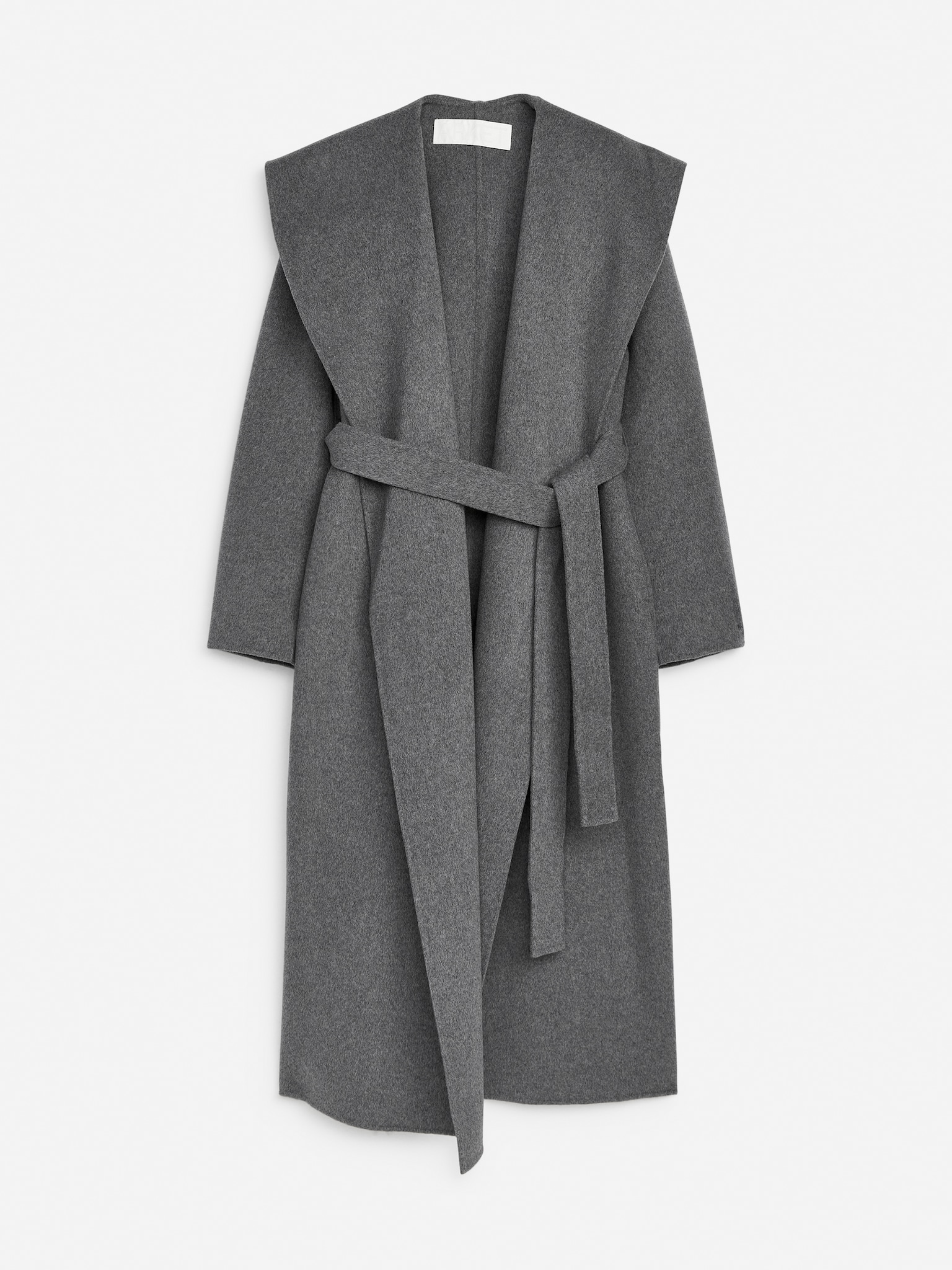 Shawl-Collar Coat - Grey