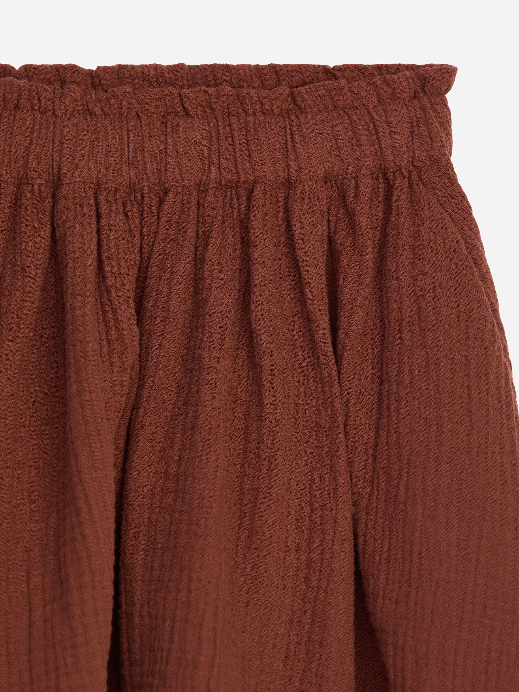 Cotton Muslin Skirt - Brown - Regular fit - Children - StillMedia/DescriptiveDetail - 3