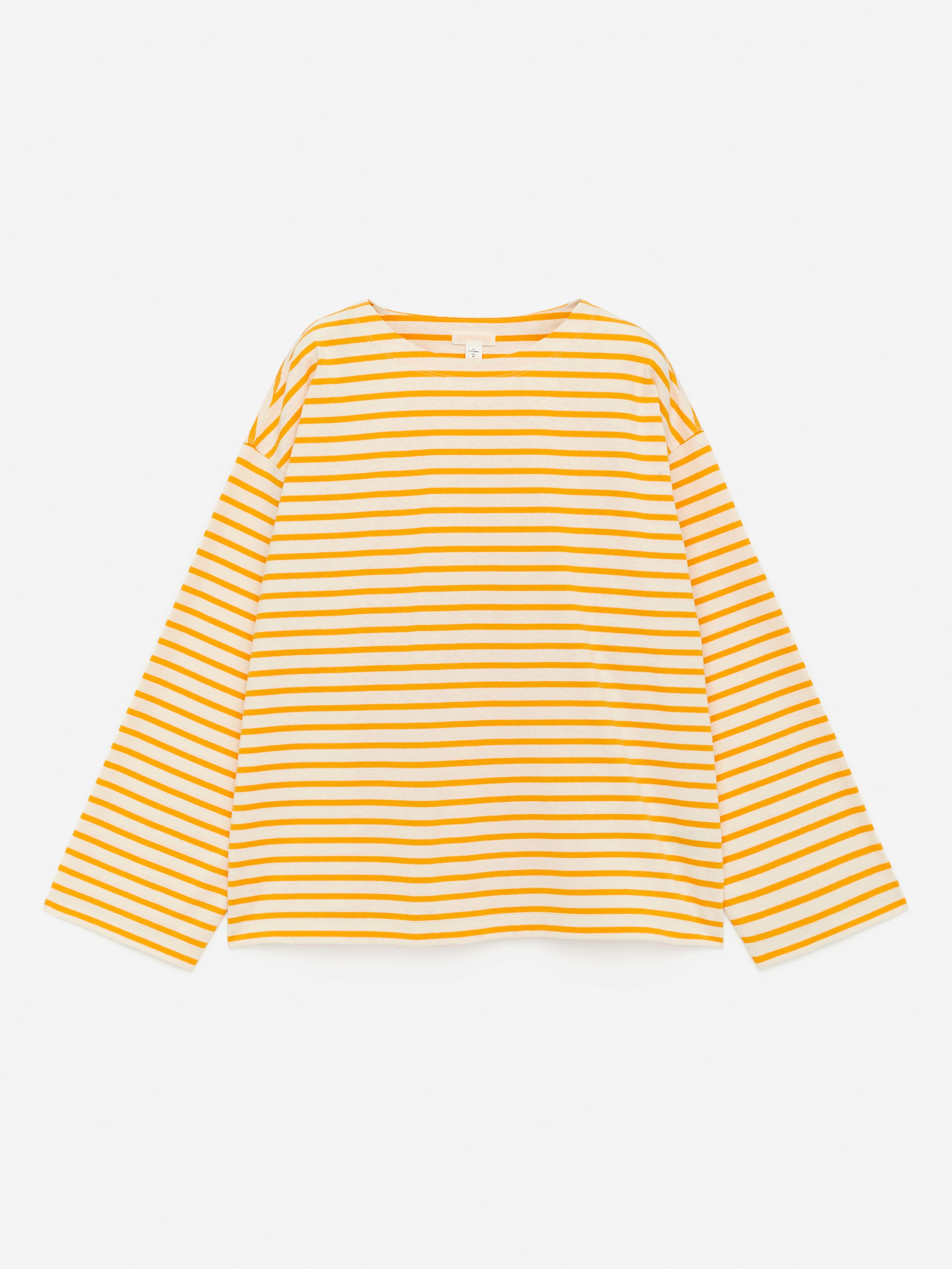 Ver imagen más grande: Camiseta de manga larga - Amarillo/blanco roto - MUJER | H&M ES 5