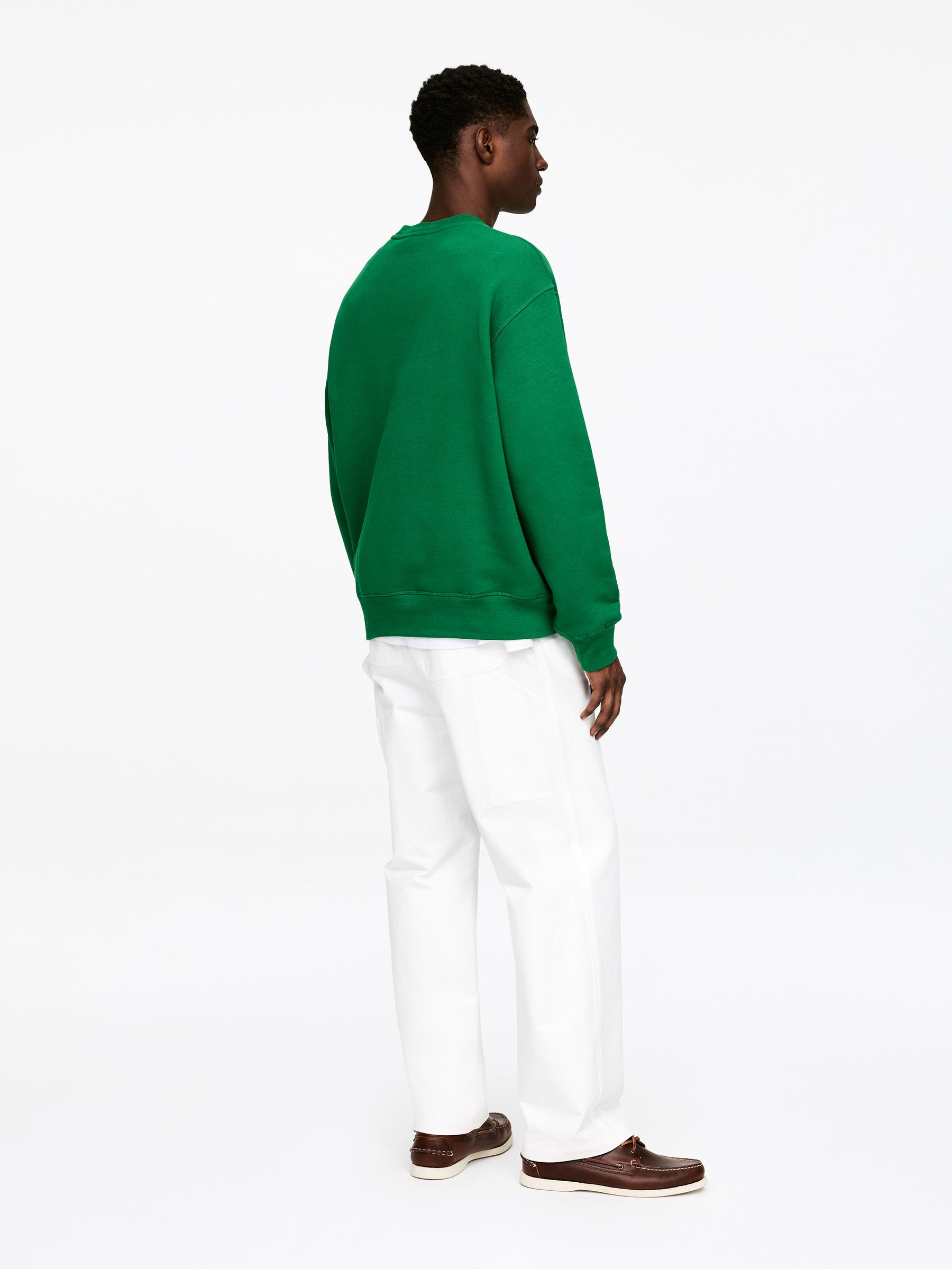 Loose-Fit Sweatshirt - Green - Loose fit - Men - StillMedia/Lookbook - 5