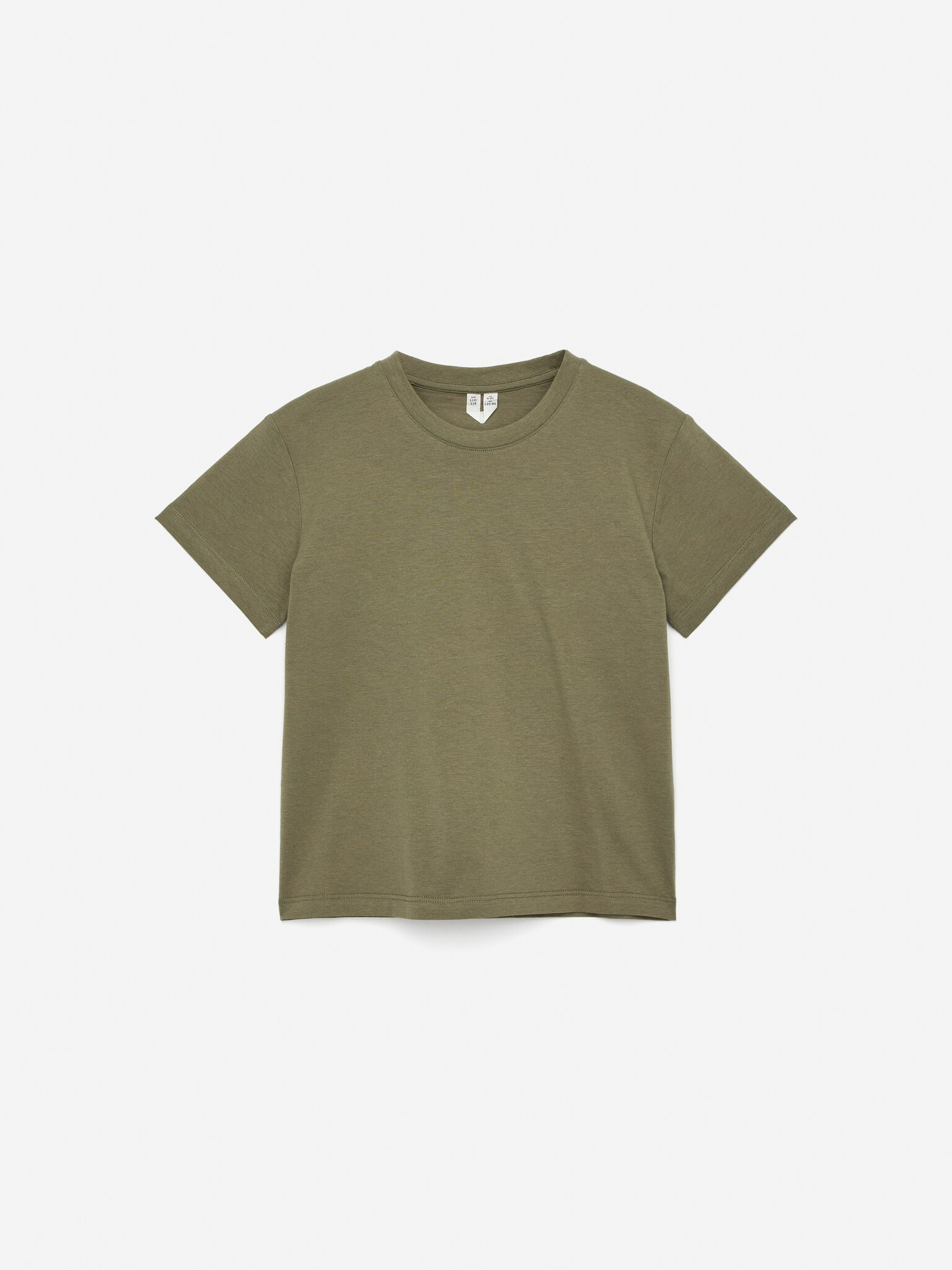 Crew-Neck T-Shirt Set of 2 - Green/White - 3