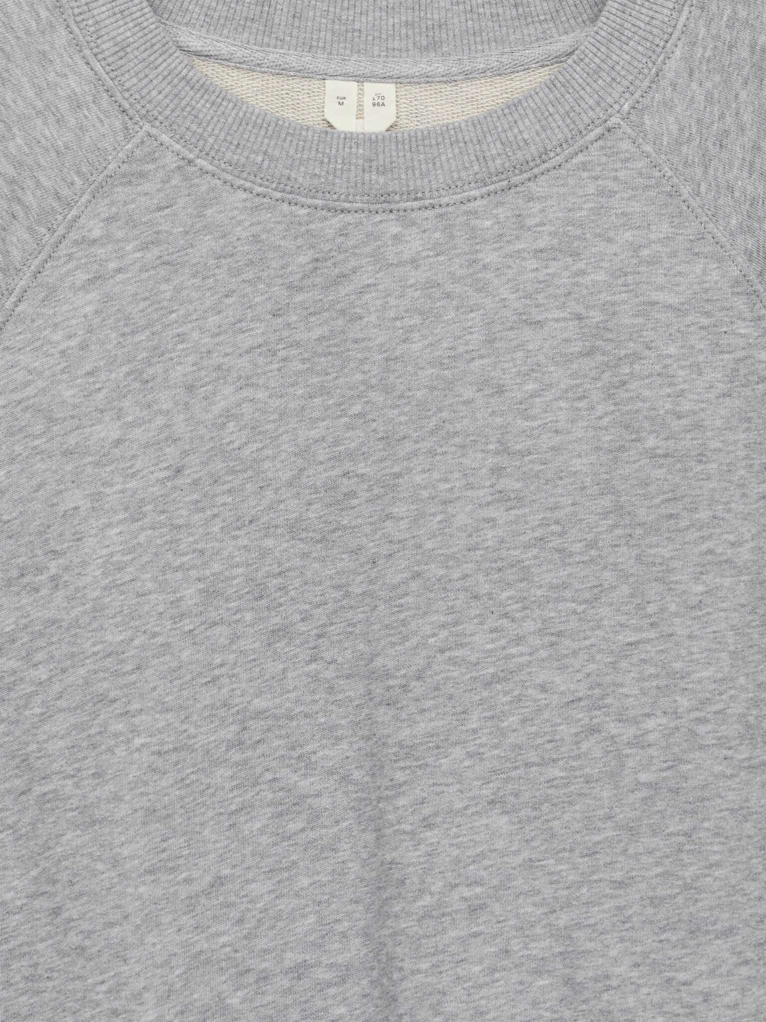 Sweat en tissu éponge - Gris chiné/Rose pâle/Bleu/Rouge foncé/Blanc cassé - 5