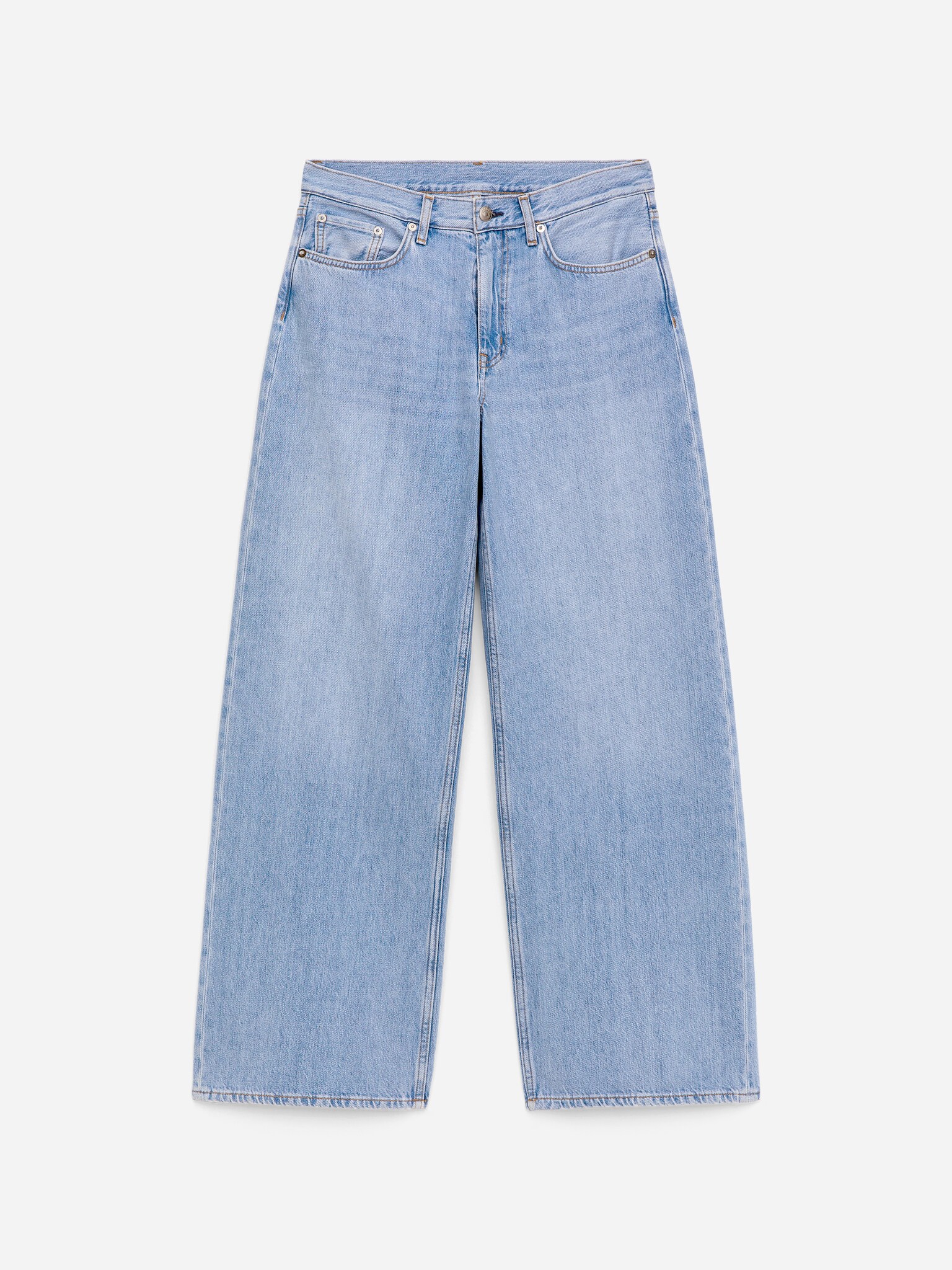CLOUD Loose Jeans mit weitem Bein - Blau/Mittelblau/Schwarz/Grau/Mittelblau/Dunkelblau/Verwaschenes Blau/Dunkelblau - 2