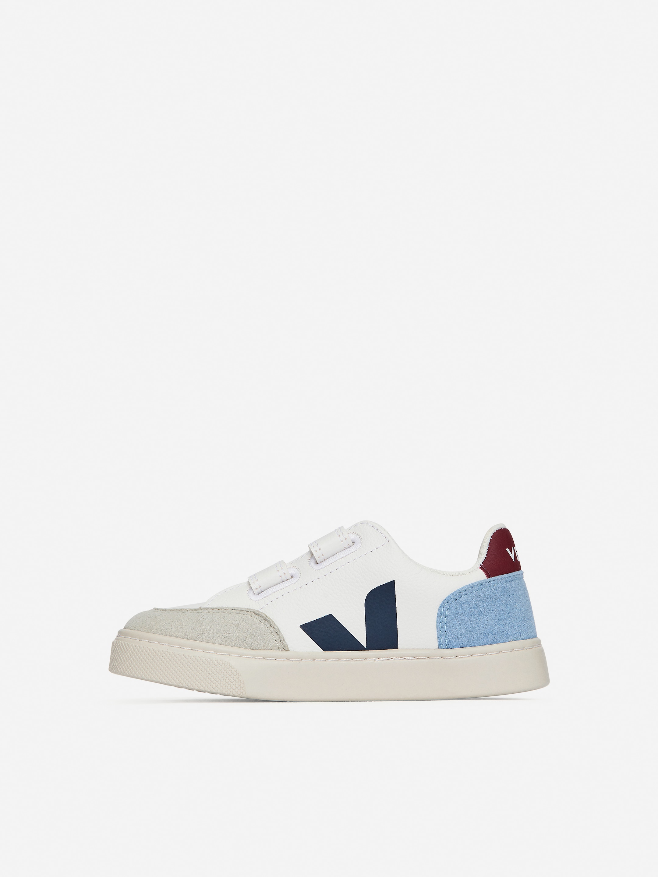 Veja V-12 Junior Trainers - Off White/Blue - Children - StillMedia/DescriptiveStillLife - 3