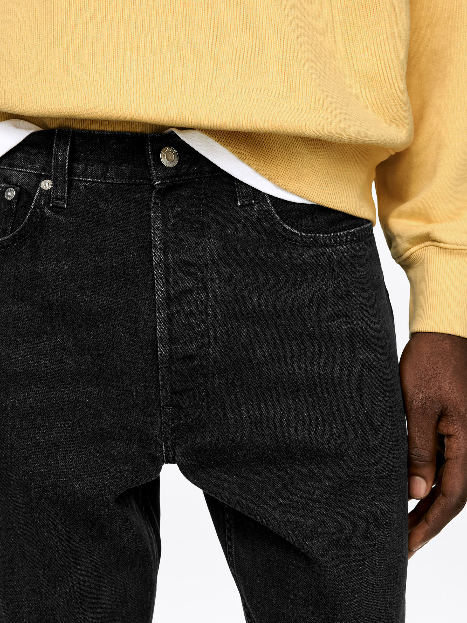 CLIFF Regular Straight Jeans - Schwarz - Regular Fit - Men - StillMedia/Lookbook - 3