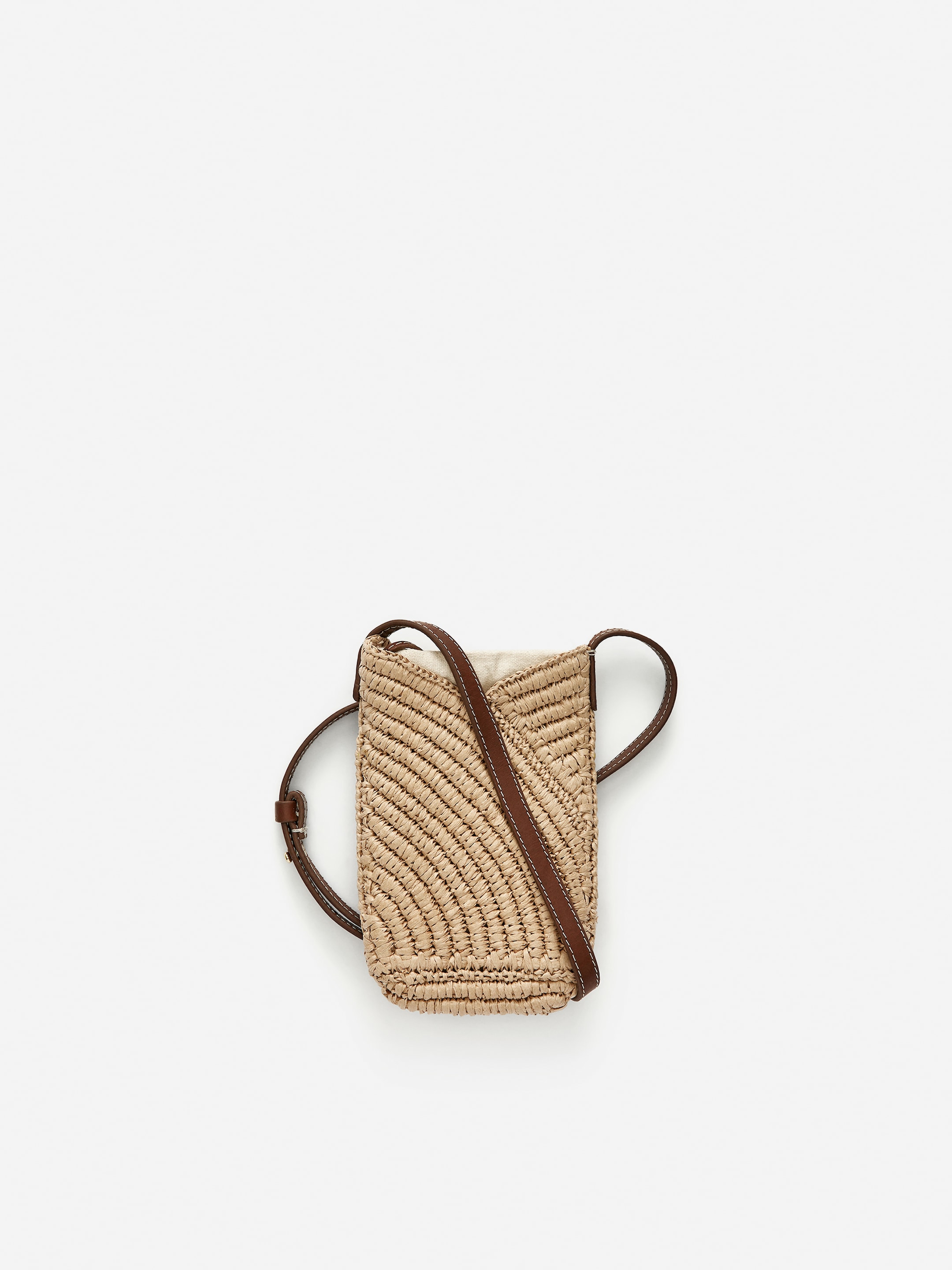Vis større bilde: Halmtelefonveske - Beige - DAME | H&M NO 3