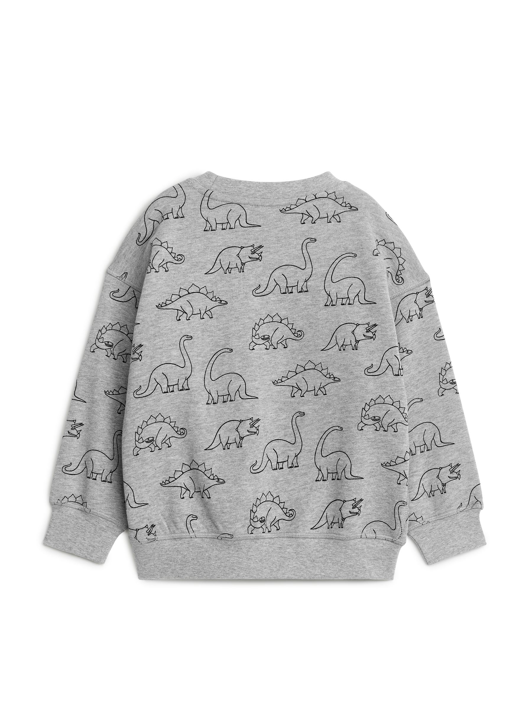 Relaxed Sweatshirt - Grey/Dino - Regular fit - Children - StillMedia/DescriptiveStillLife - 3