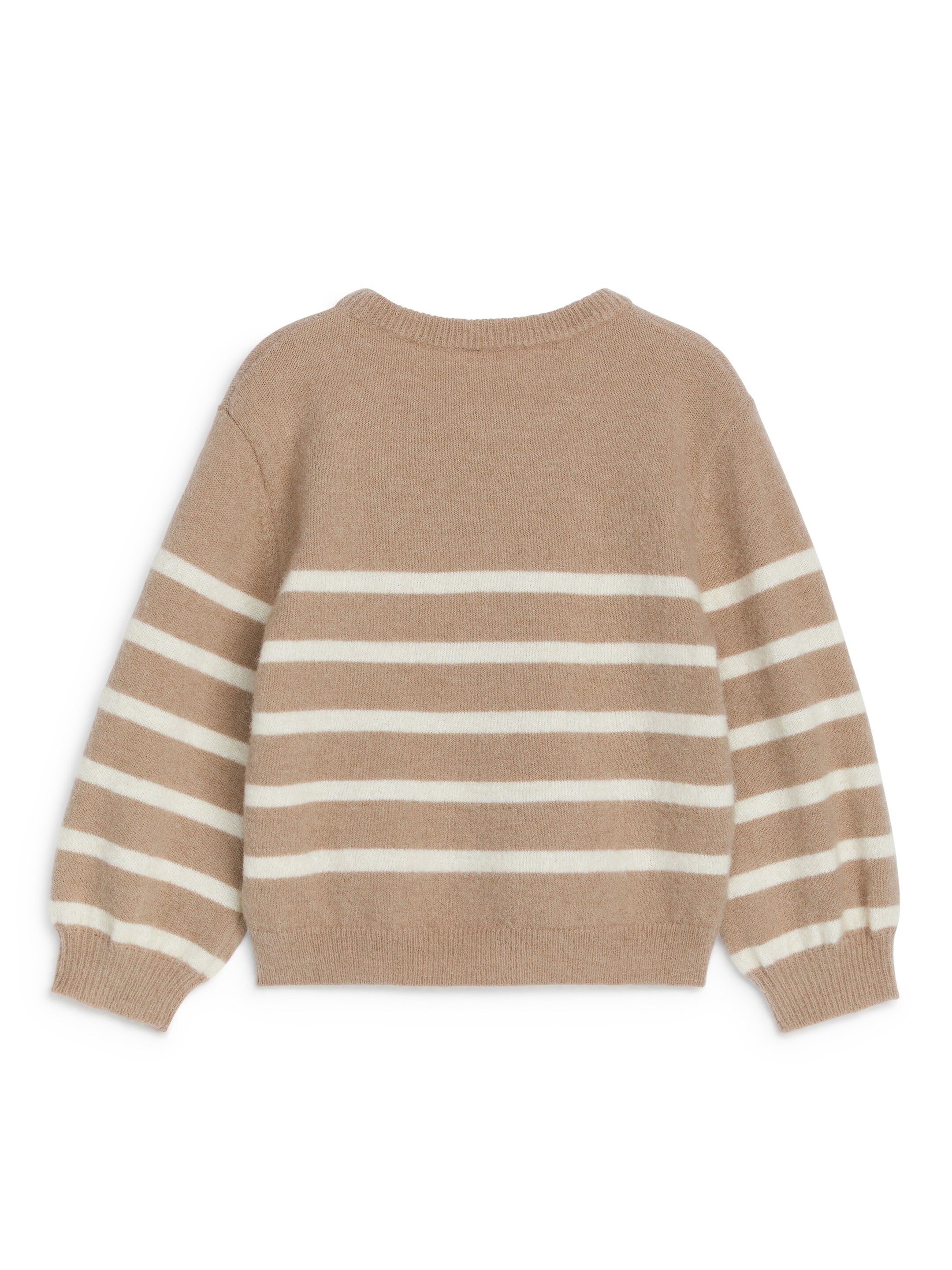 Größeres Bild ansehen: Strickpullover mit Intarsien - Beige/Streifen - Kids | H&M DE 2