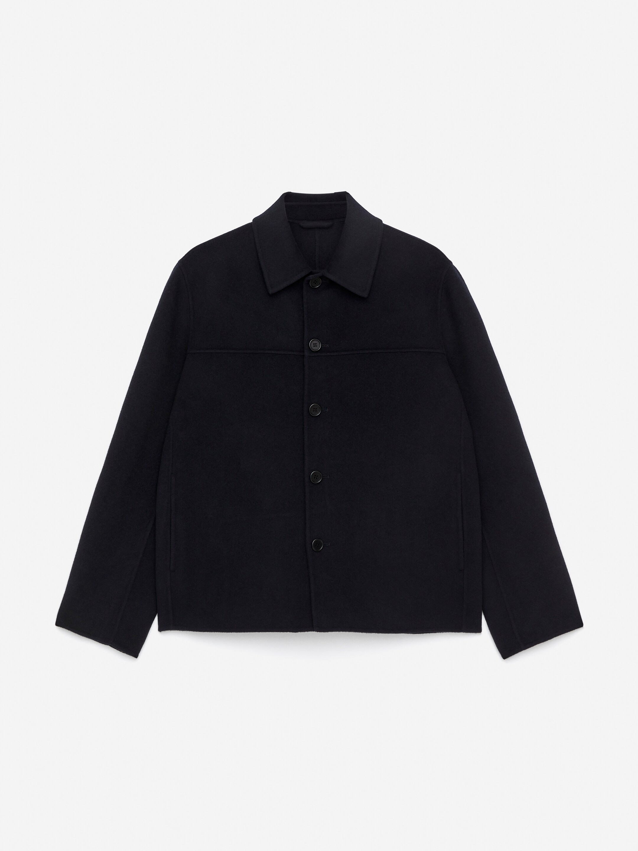 Zobraziť väčší obrázok: Dvojvrstvová vlnená bunda - Tmavomodrá - MUŽI | H&M SK 6