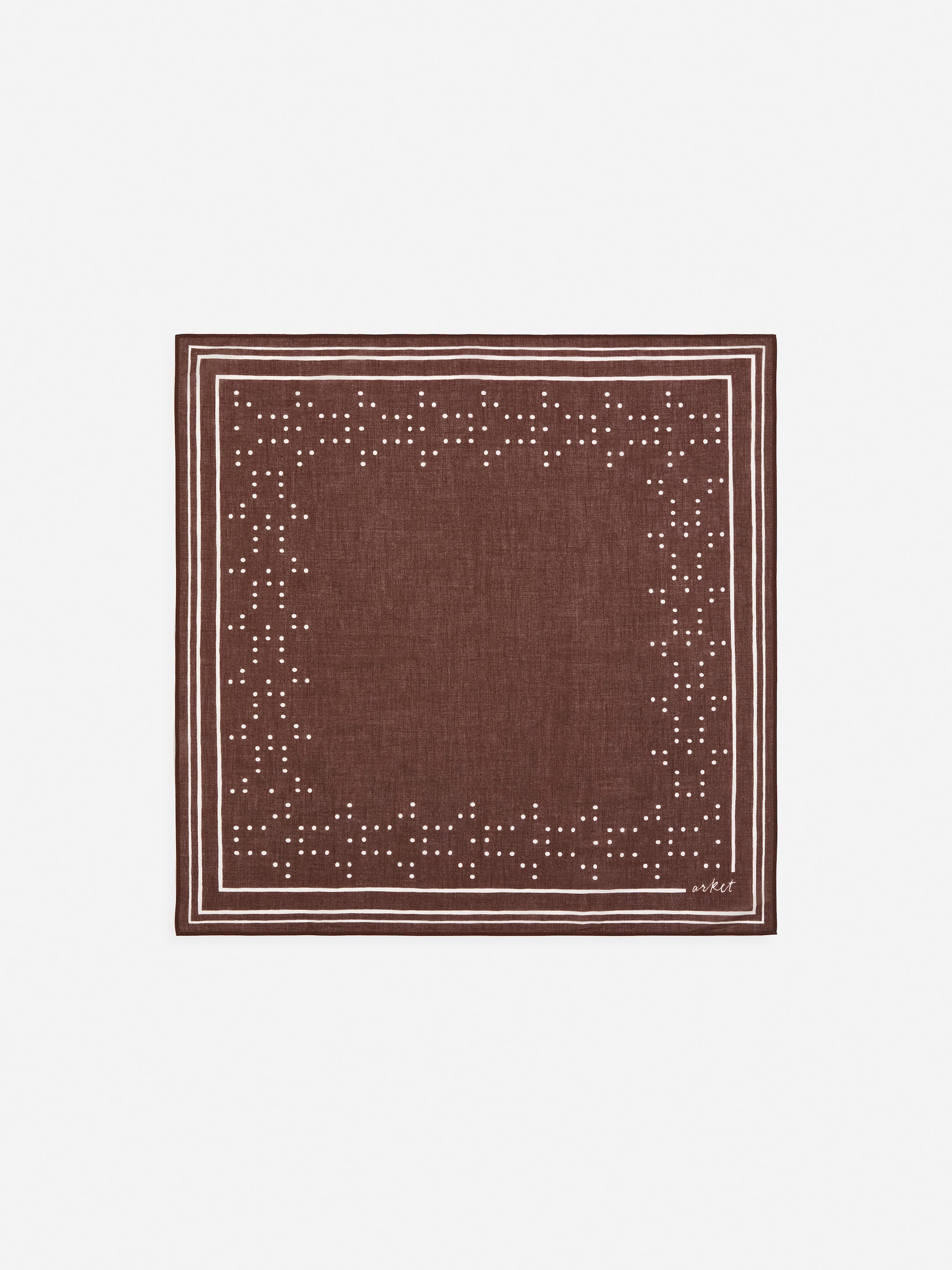 Bandana in cotone-Brown-20099