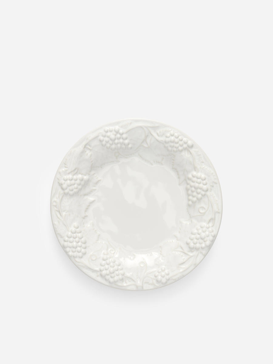 Arket Unisex Hvid San Raphael Fruit Plate 24 Cm -, Nosize