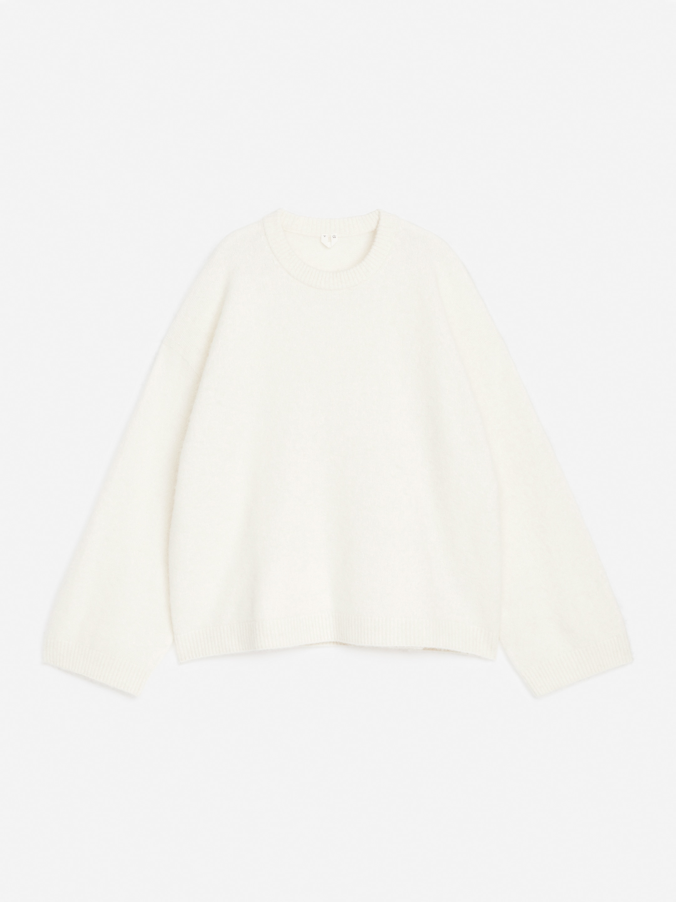 Alpaca-Wool Blend Jumper-#F2E8D6-12847