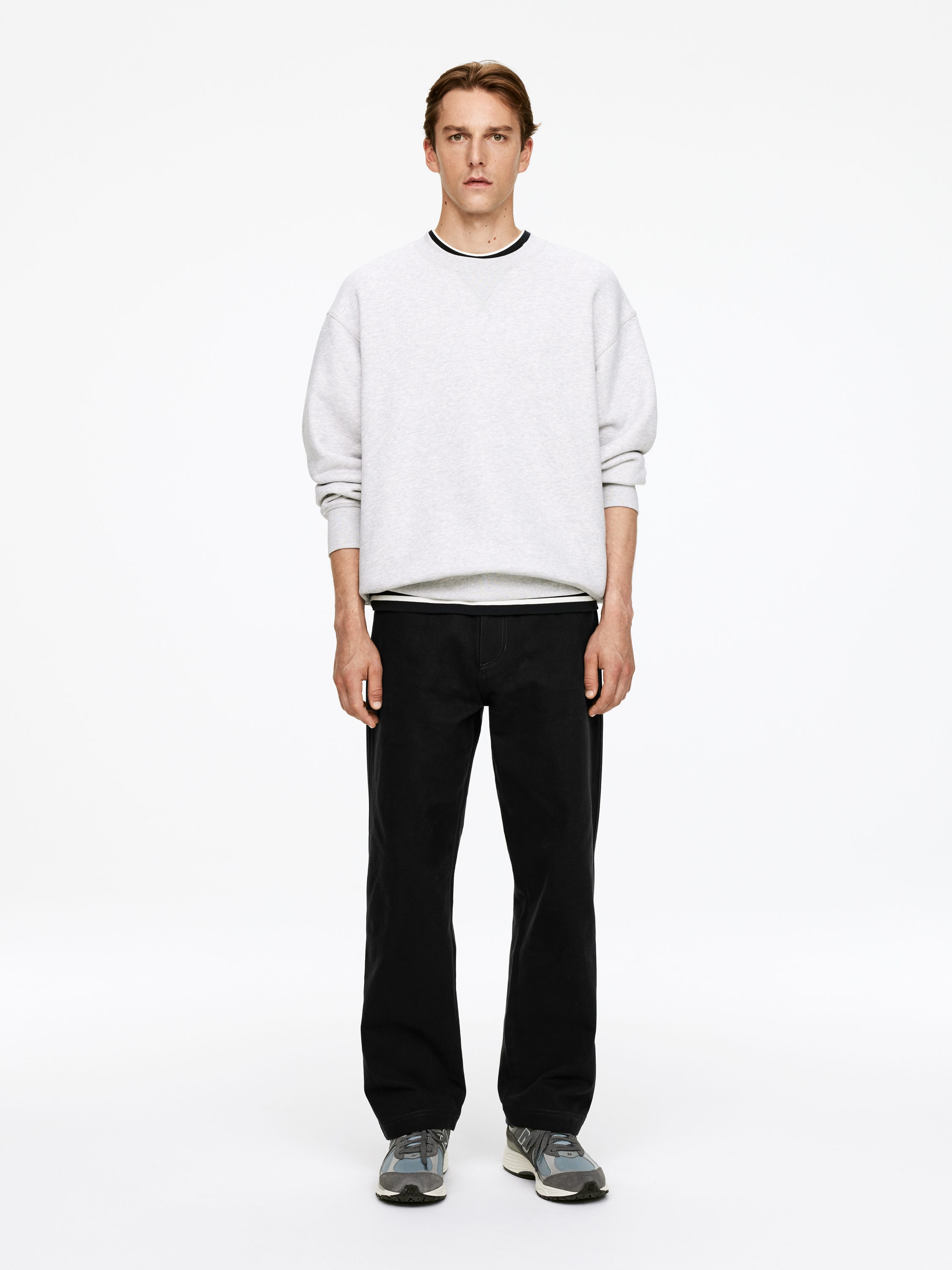 Loose-Fit Workwear Trousers-#333538-16135