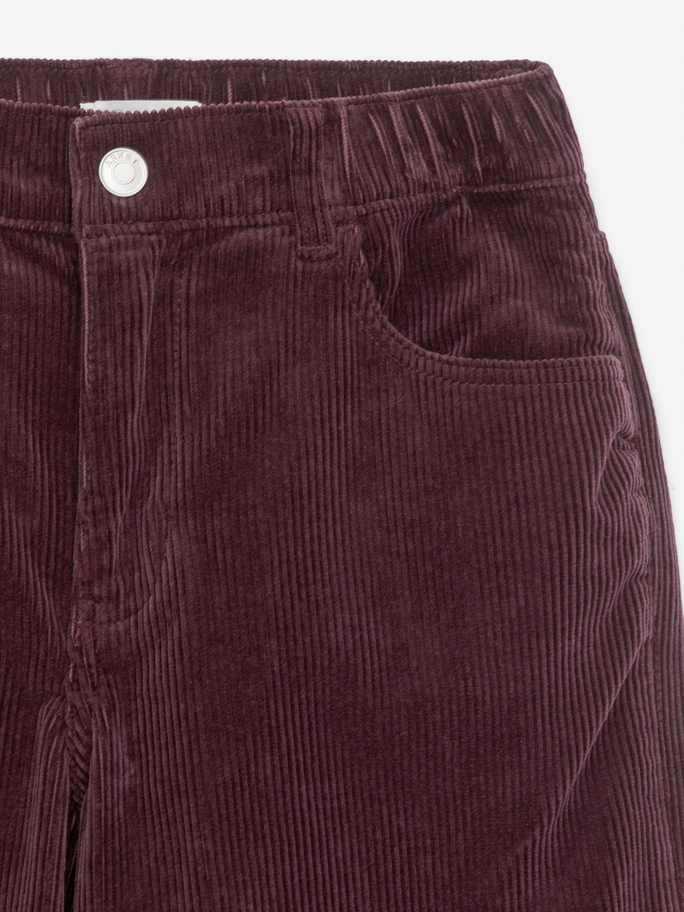 Wide Corduroy Trousers - Burgundy - Loose fit - Children - StillMedia/DescriptiveDetail - 1