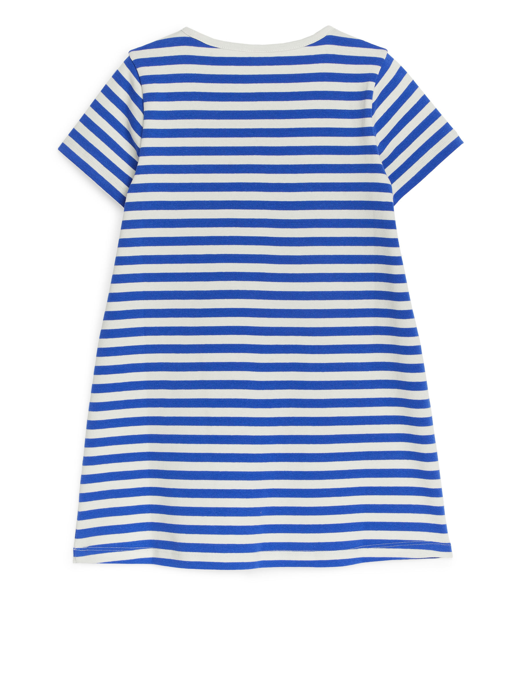 Besticktes T-Shirt-Kleid - Weiß/Blau - Relaxed Fit - Kinder - StillMedia/DescriptiveStillLife - 3