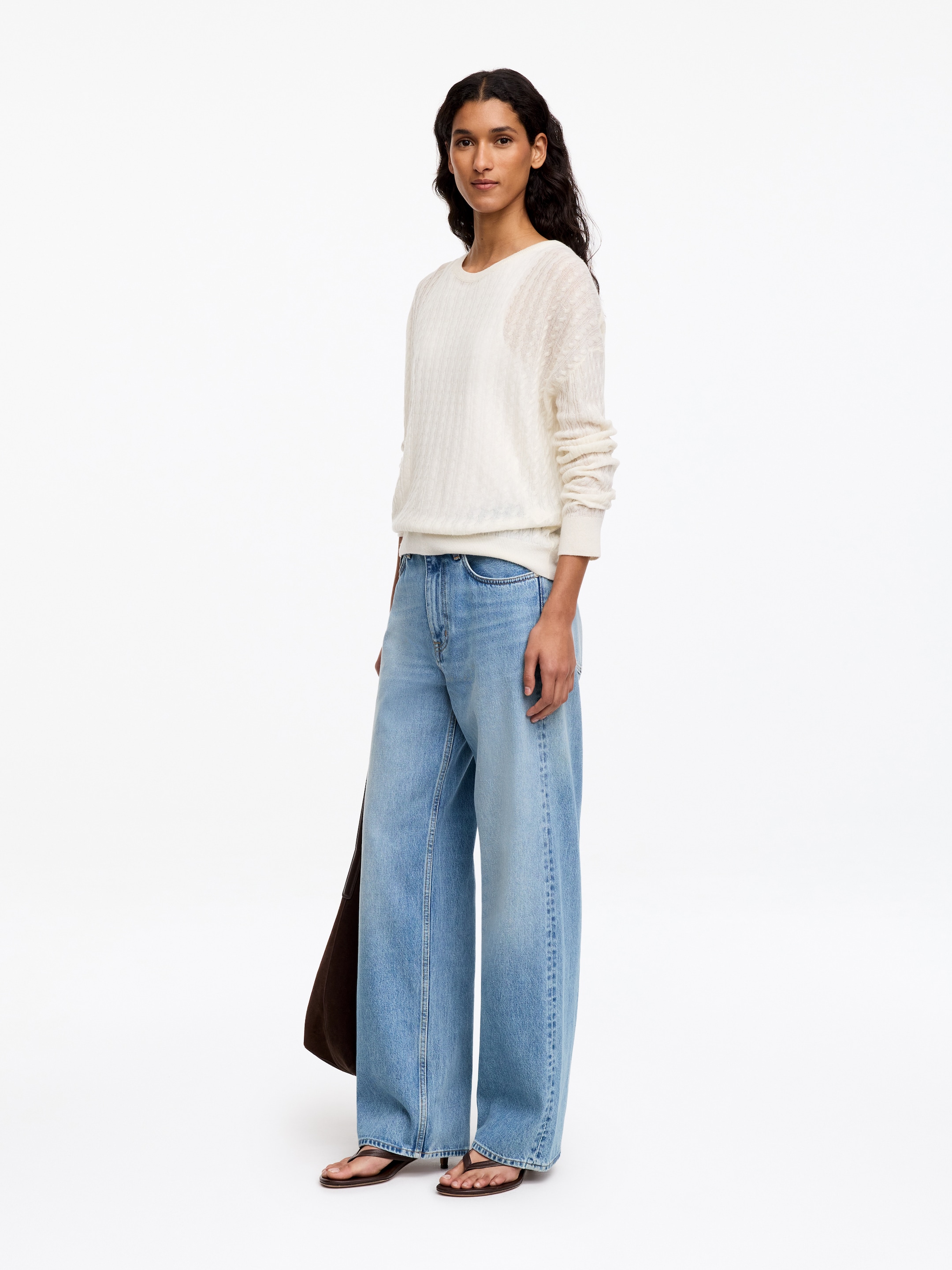 Vaqueros wide CORAL - Azul lavado - Corte relajado - Women - StillMedia/Lookbook - 4
