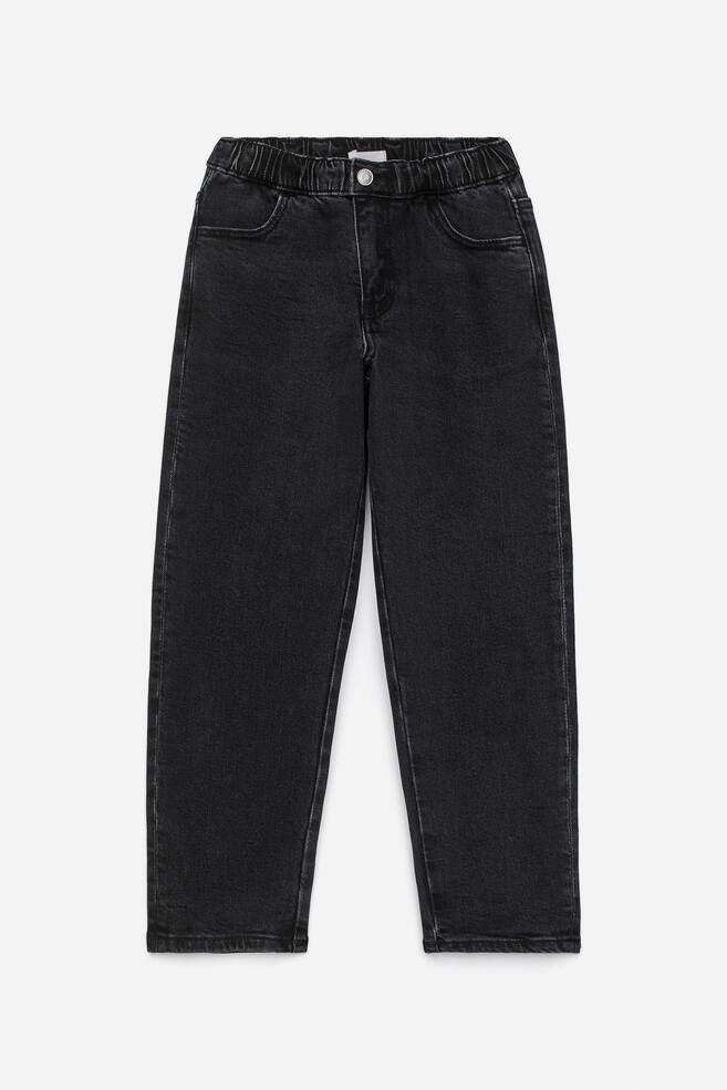 Pull-On Denim Trousers - Black/Dark Blue/Blue/Blue/Light Blue - 1