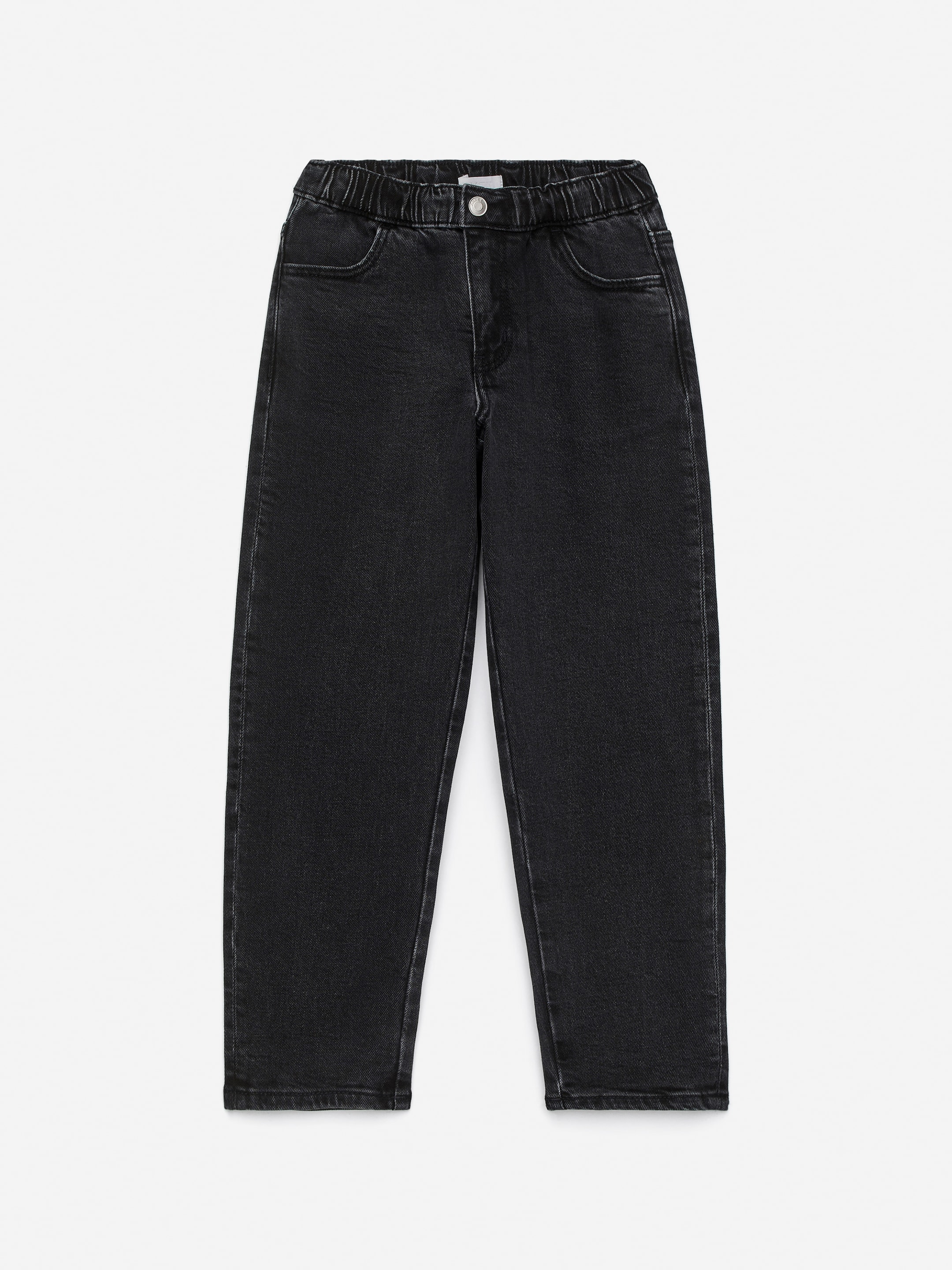 Pull-On Denim Trousers-#242224-16481