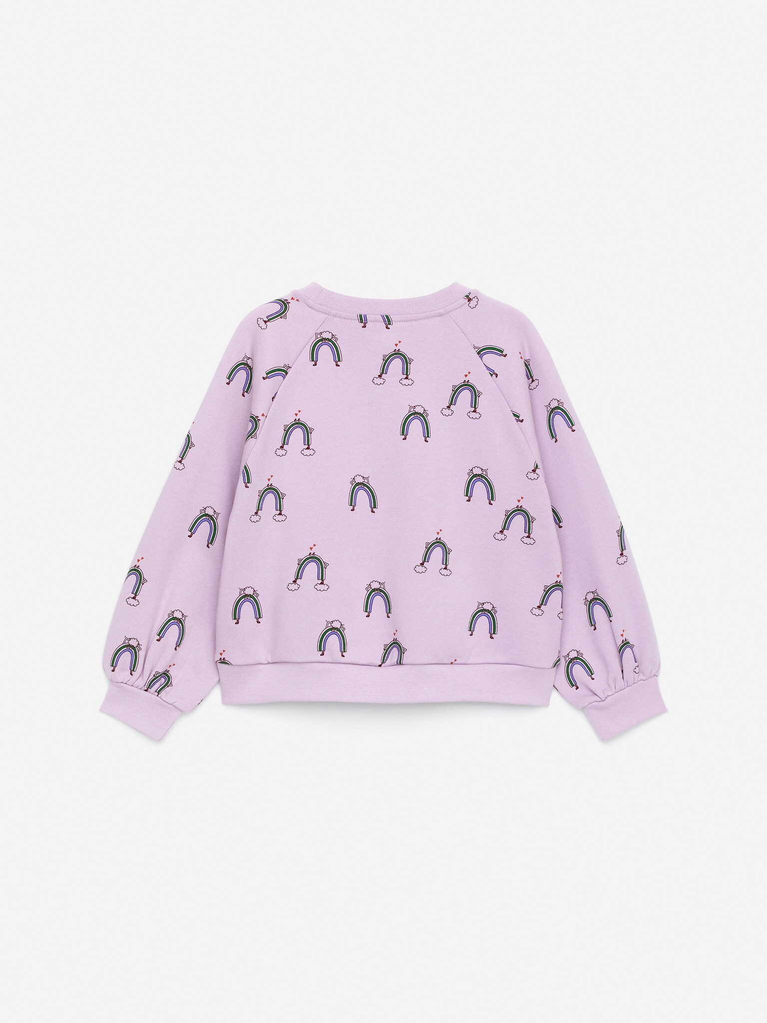 Relaxed Sweatshirt - Lilac/Lilac/Red - 2