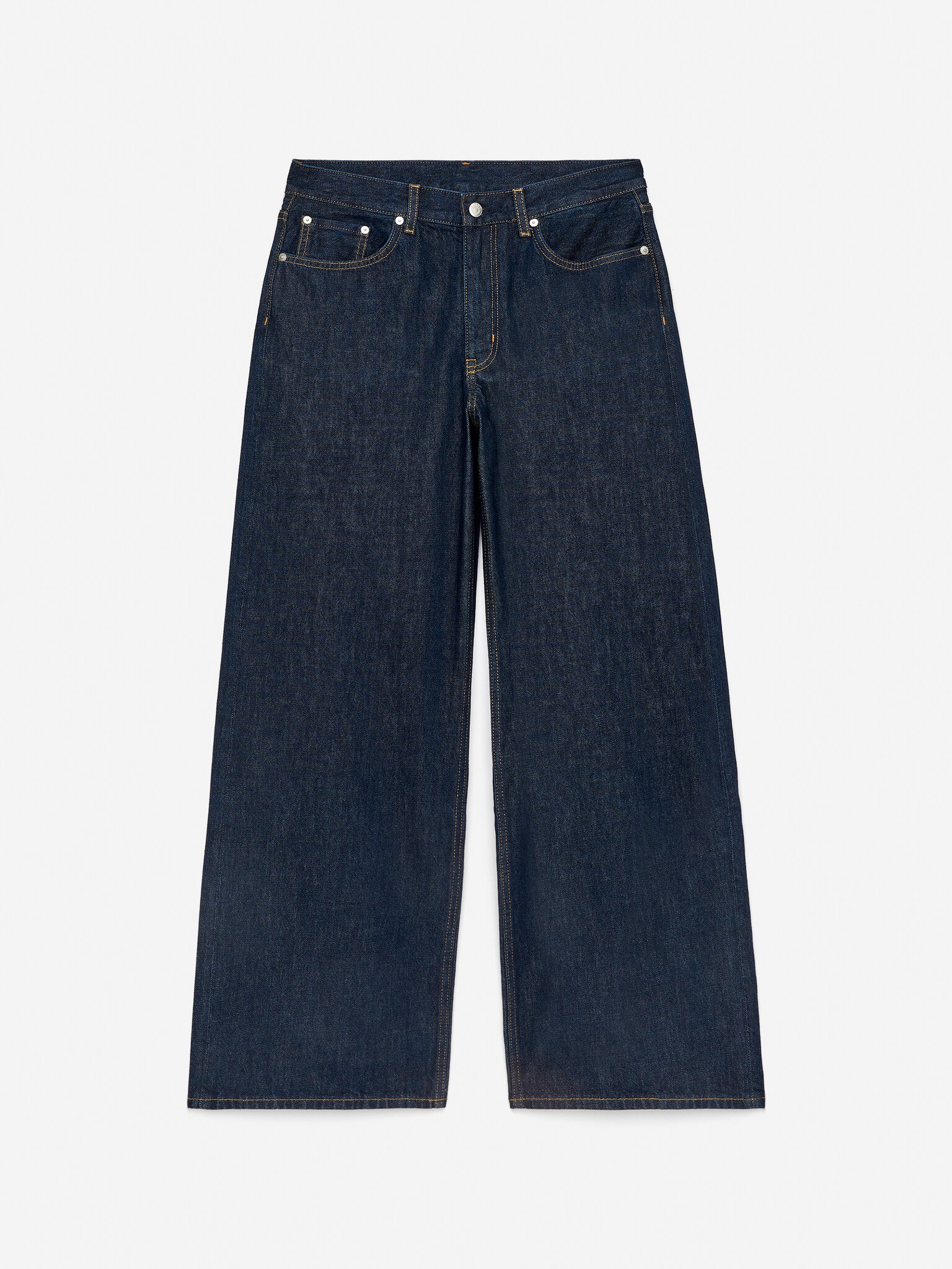 CLOUD Loose Jeans mit weitem Bein - Dunkelblau/Grau/Mittelblau/Dunkelblau/Verwaschenes Blau - 2