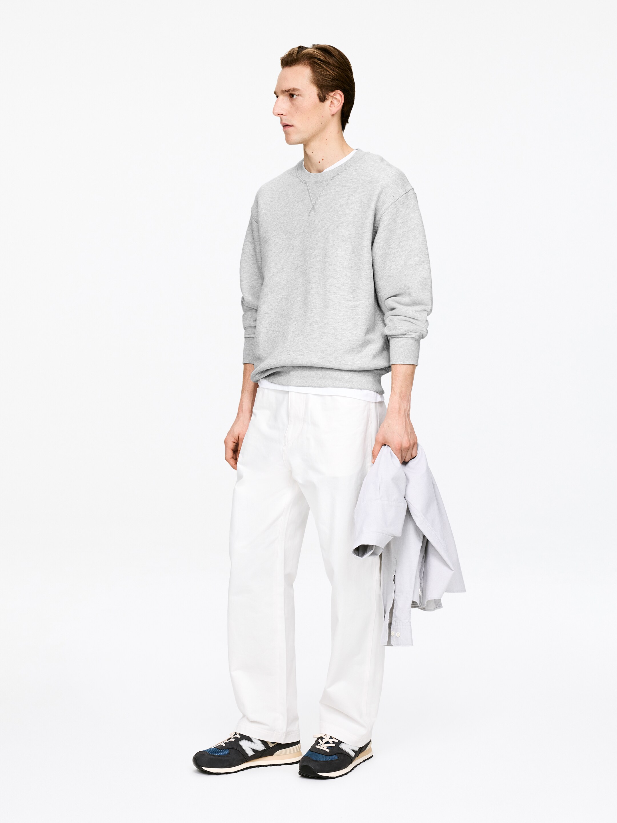 Zobacz większy obraz: Luźna bluza - Szary melanż - ON | H&M PL 5