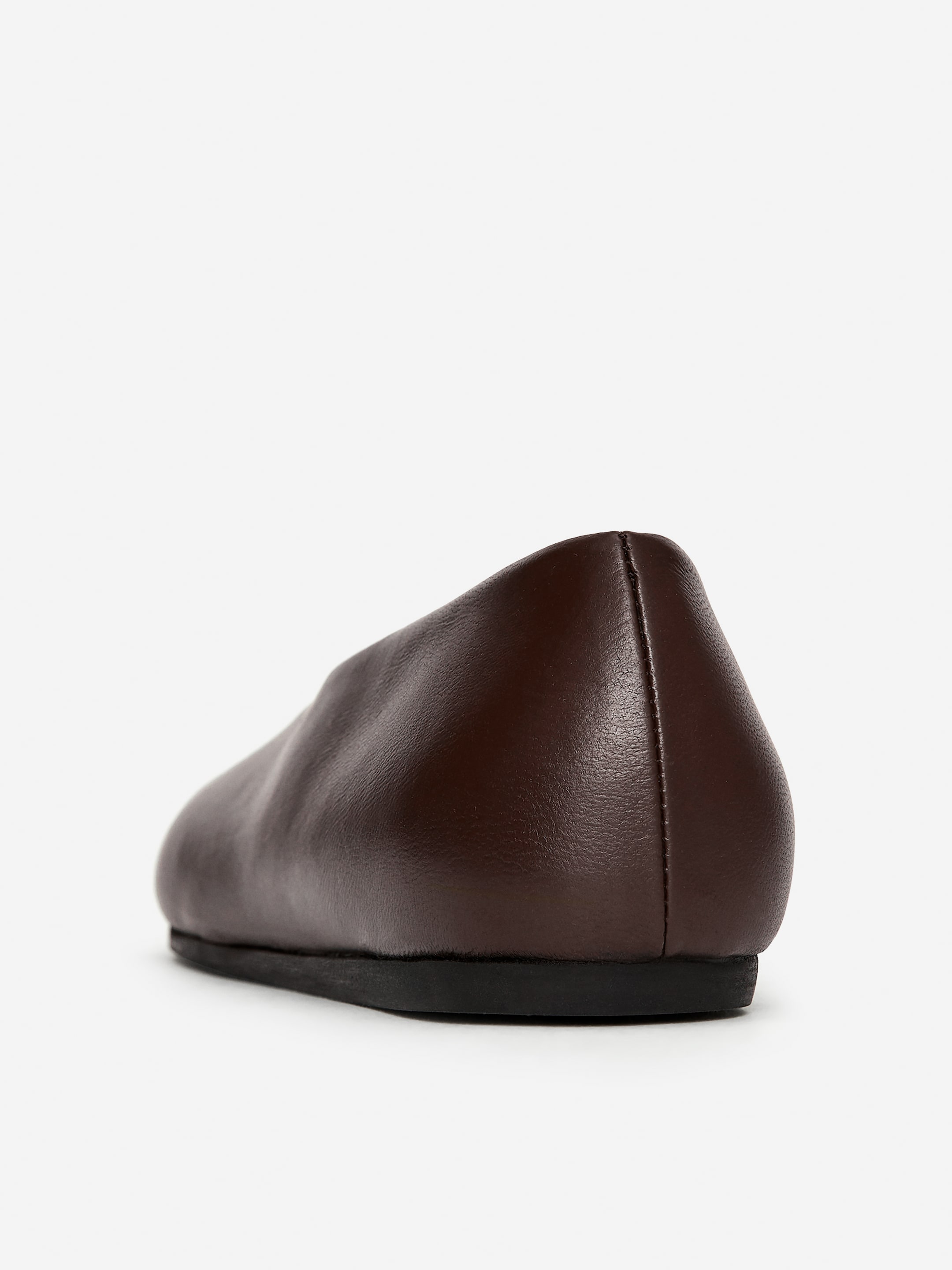 Visualizza immagine più grande: Ballerine in pelle - Marrone scuro - DONNA | H&M IT 2