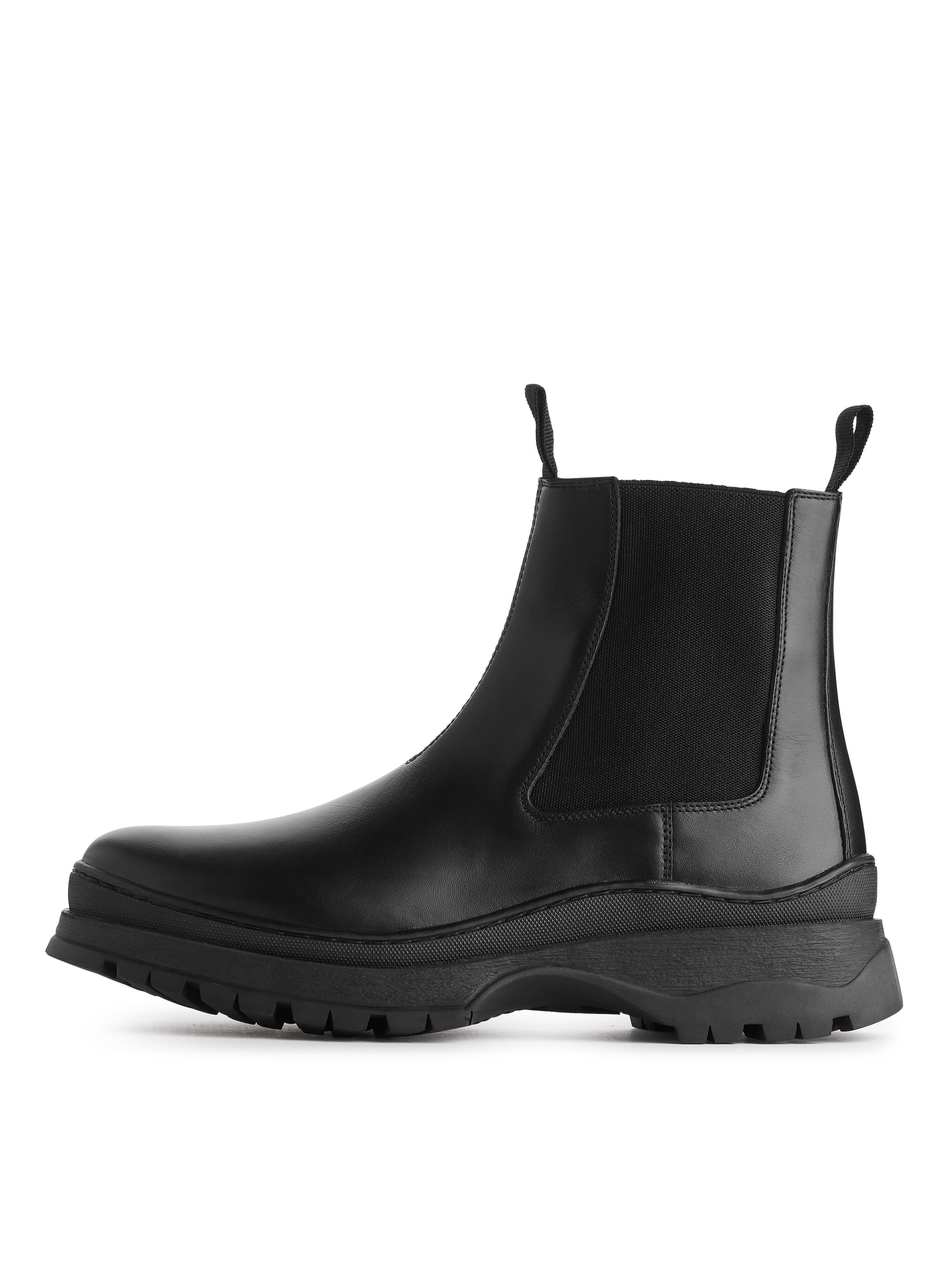 Vis større bilde: Chunky-Sole Leather Boots - Svart - HERRE | H&M NO 3