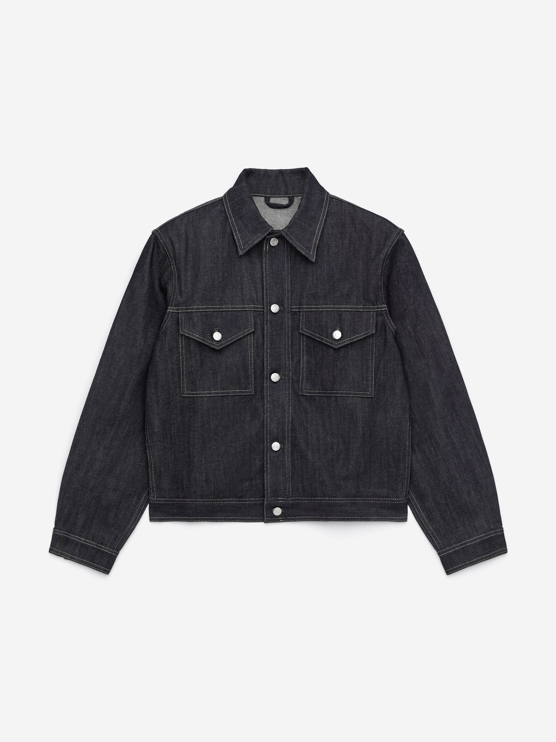 Denim Jacket - Dark Blue - Loose fit - Men - StillMedia/DescriptiveStillLife - 1