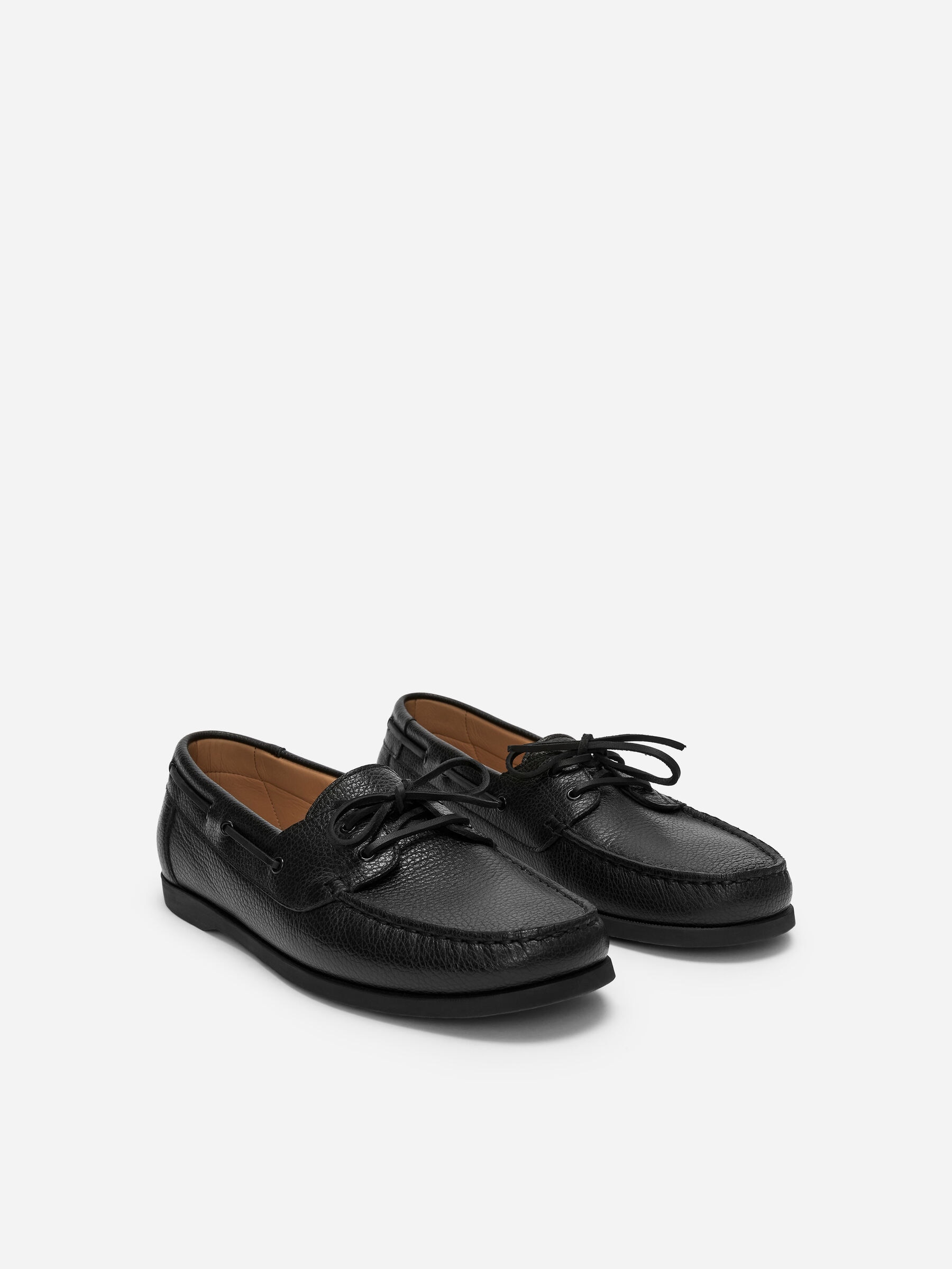 Split Suede Boat Shoes - Brown - Men - StillMedia/DescriptiveStillLife - 2