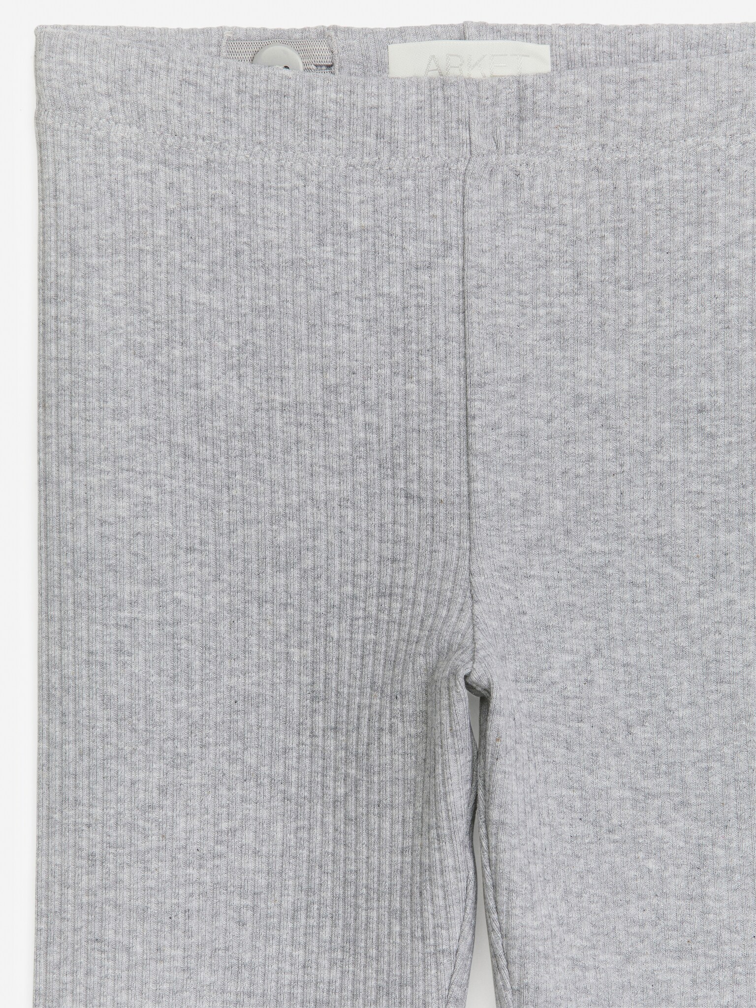 Legging van ribtricot - Grijs gemêleerd/Zwart/Lila/Oranje - 3