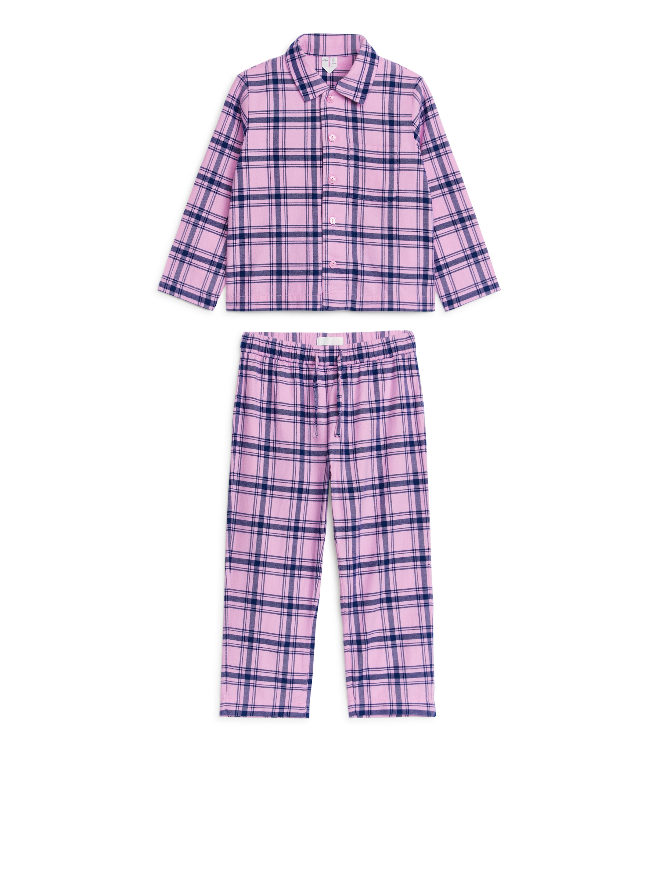 Ingrandisci l'immagine: Flannel Pyjama Set - Pink/Blue - BAMBINO | H&M CH 1