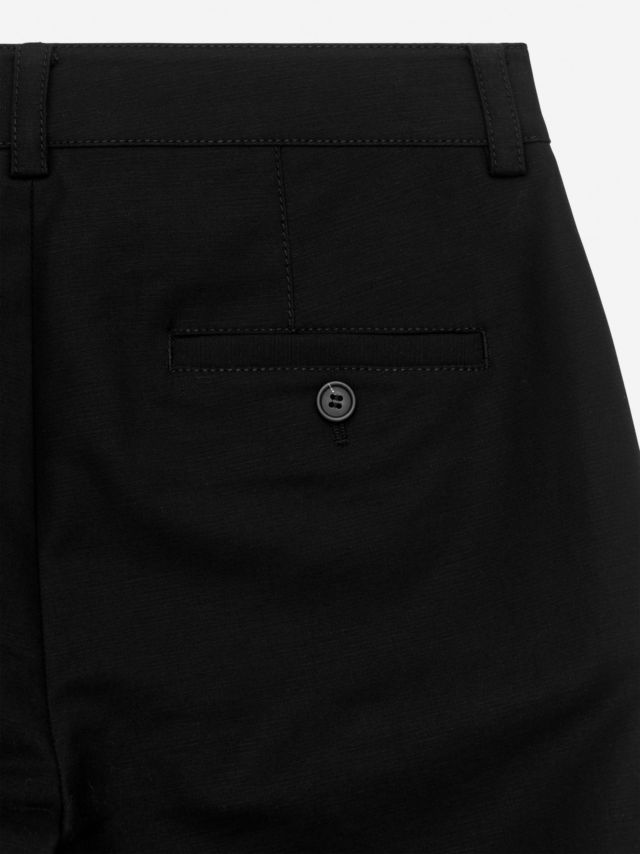 Press-Crease Cotton Trousers - Black - Skinny fit - Women - StillMedia/DescriptiveDetail - 2