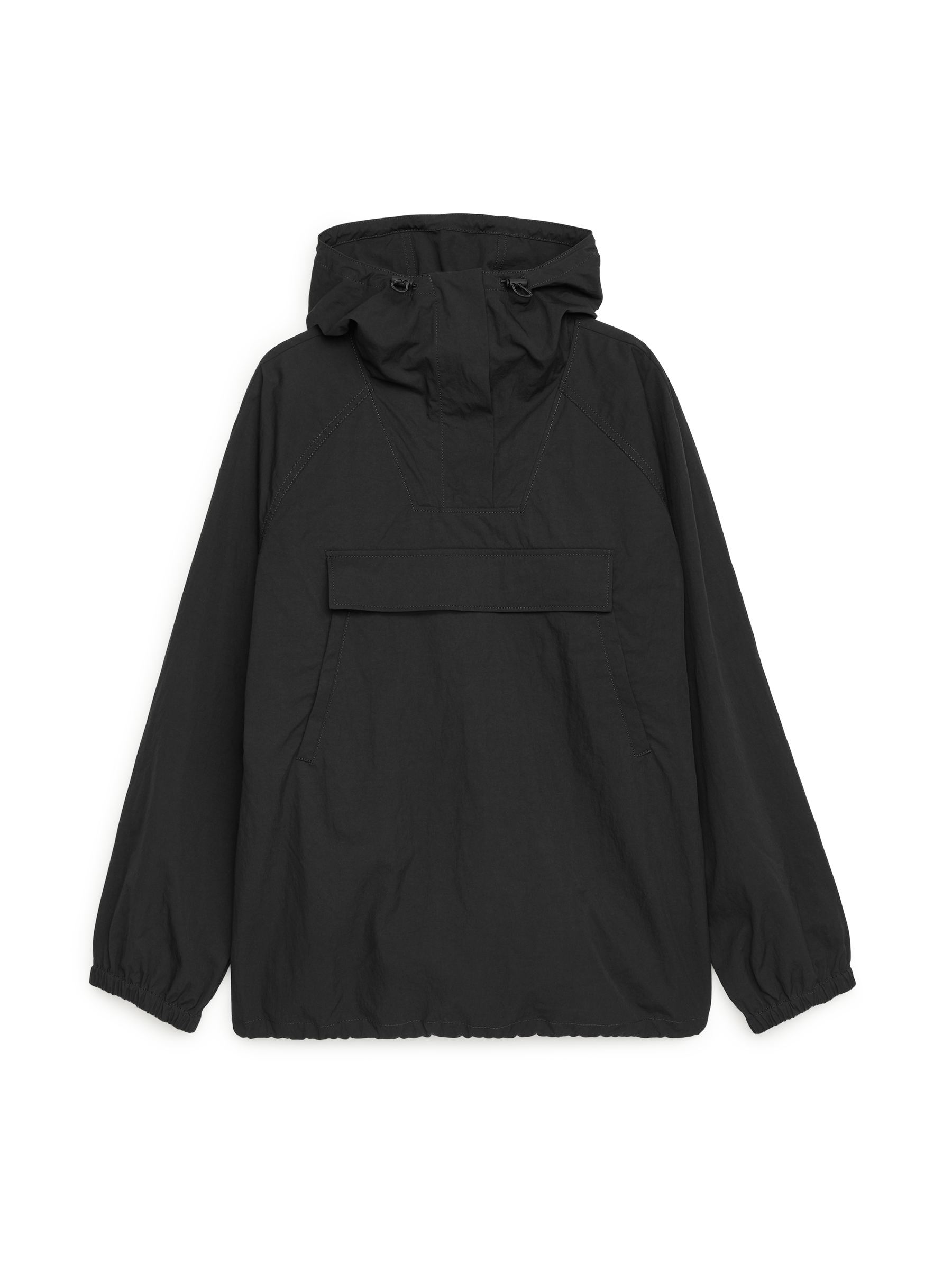 Paper Nylon Anorak - Black - Women - StillMedia/DescriptiveStillLife - 1