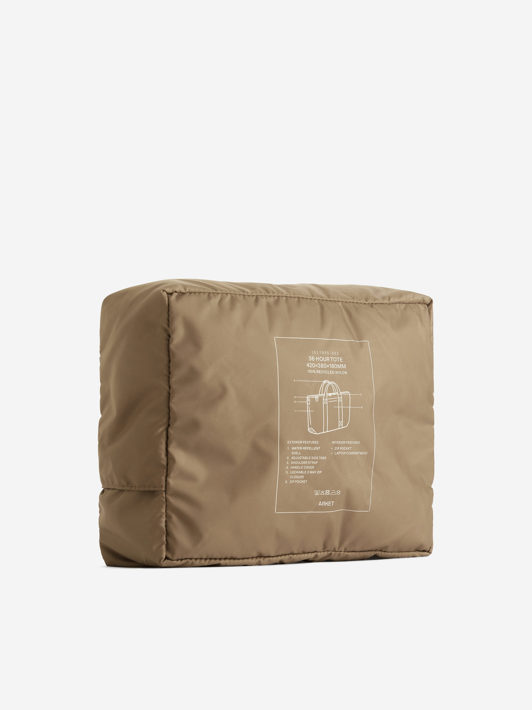36-Hour Tote - Dark Beige - Travel - StillMedia/DescriptiveStillLife - 5