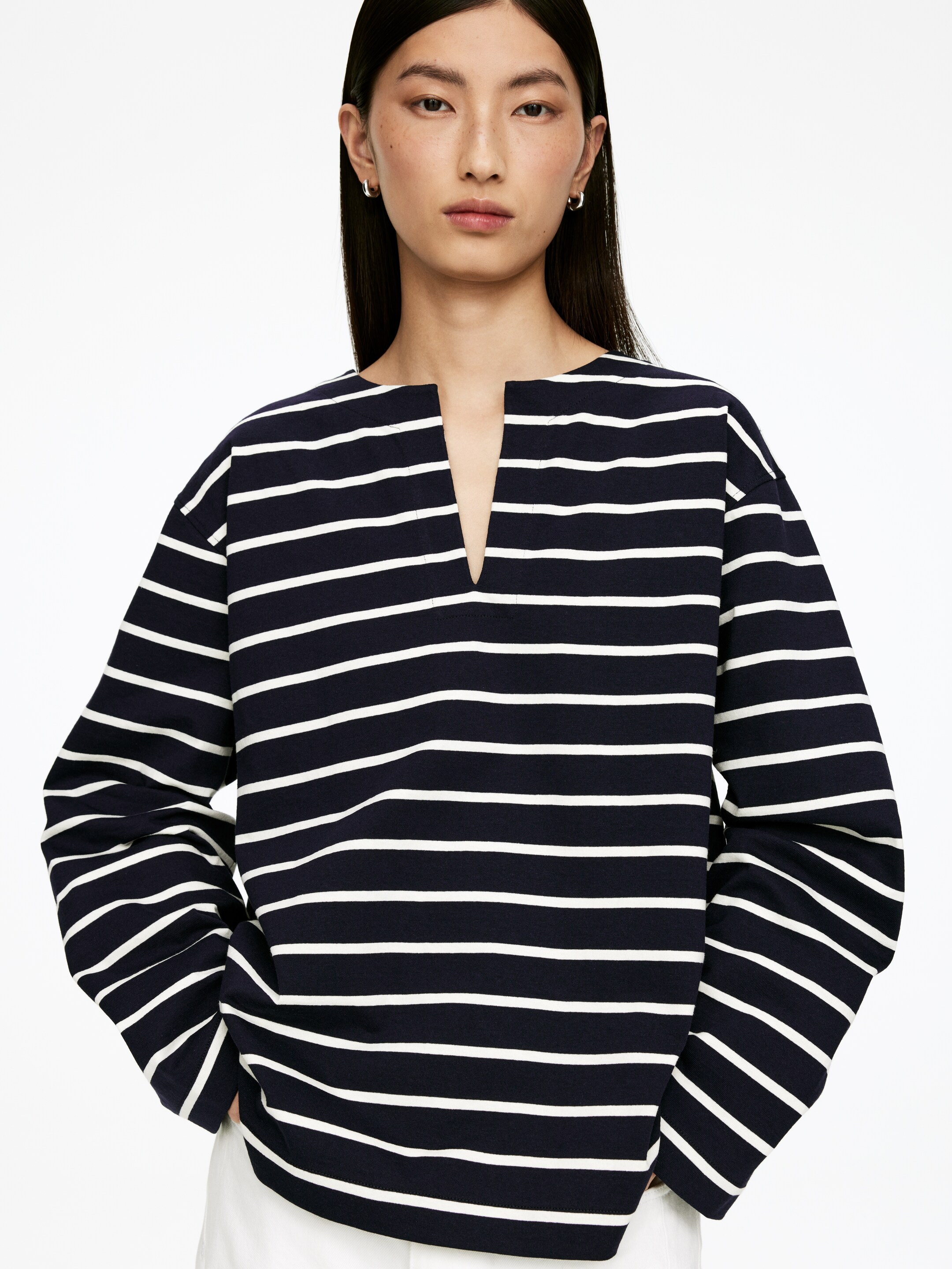 Grösseres Bild ansehen: Langarm-Oberteil - Dunkelblau - DAMEN | H&M CH 2