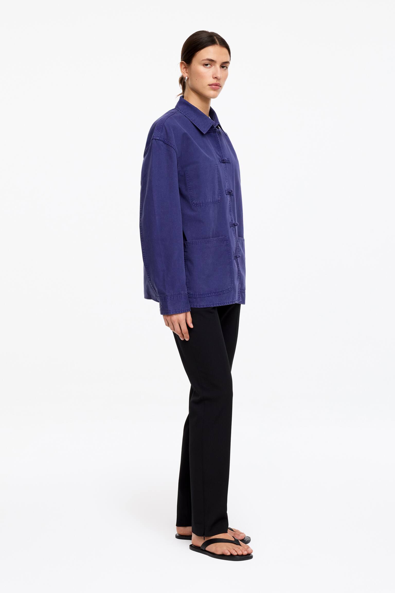 Overshirt con bottoni con nodo - 3