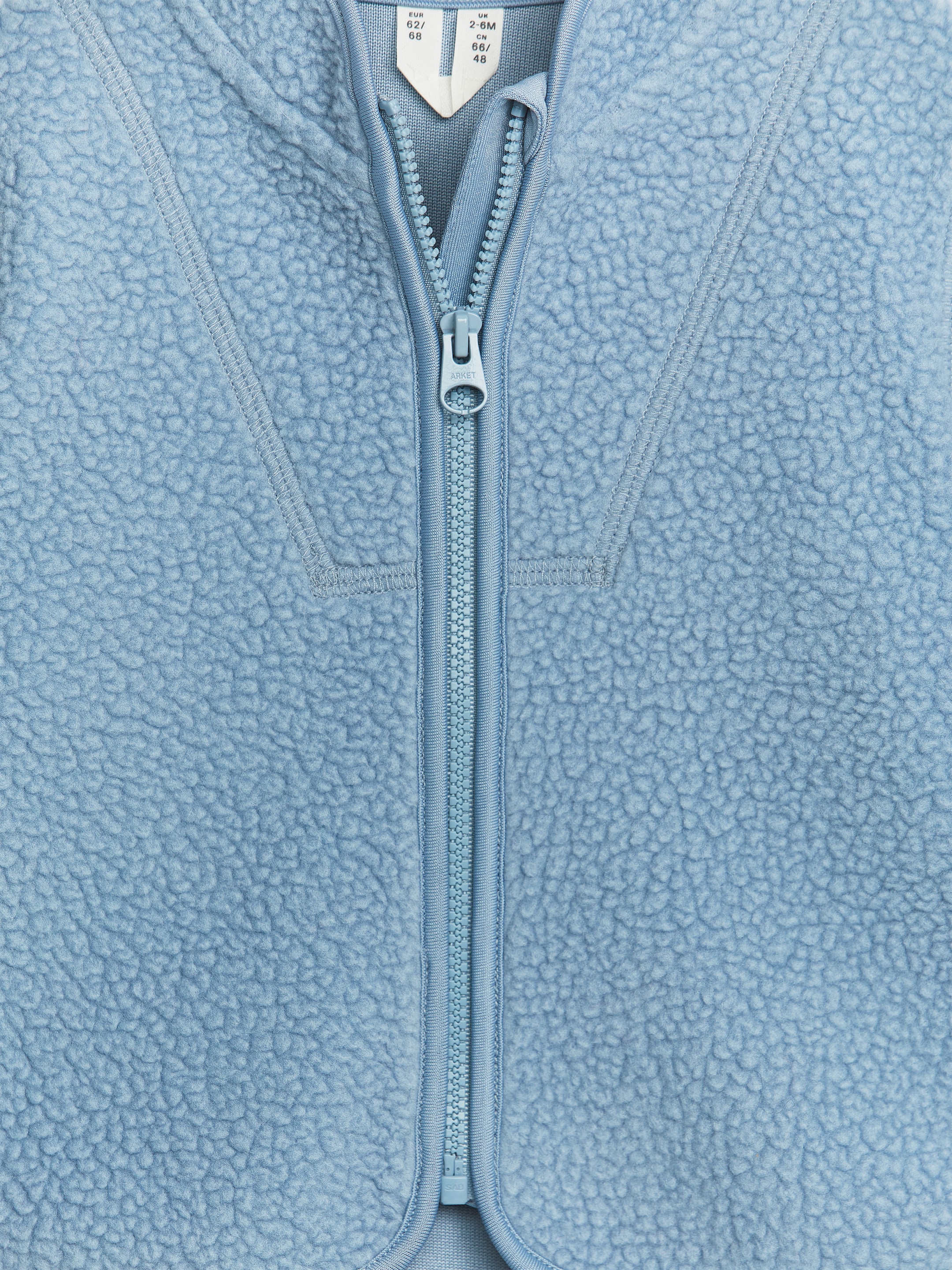 Fleece Jacket - Dusty Light Blue - Regular fit - Children - StillMedia/DescriptiveDetail - 1